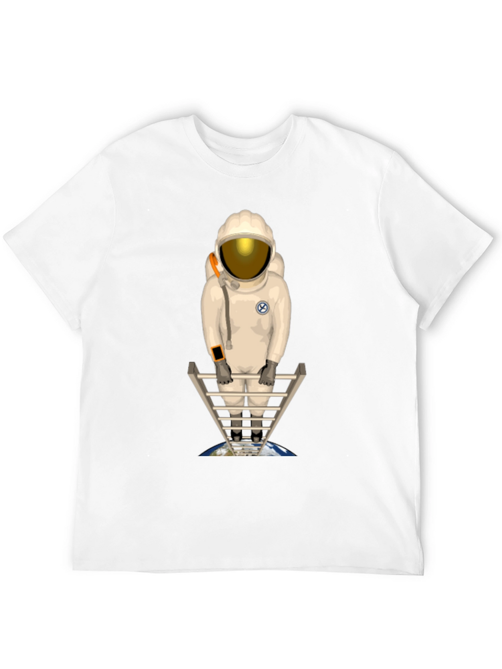 Astronaut on Ladder T-Shirt