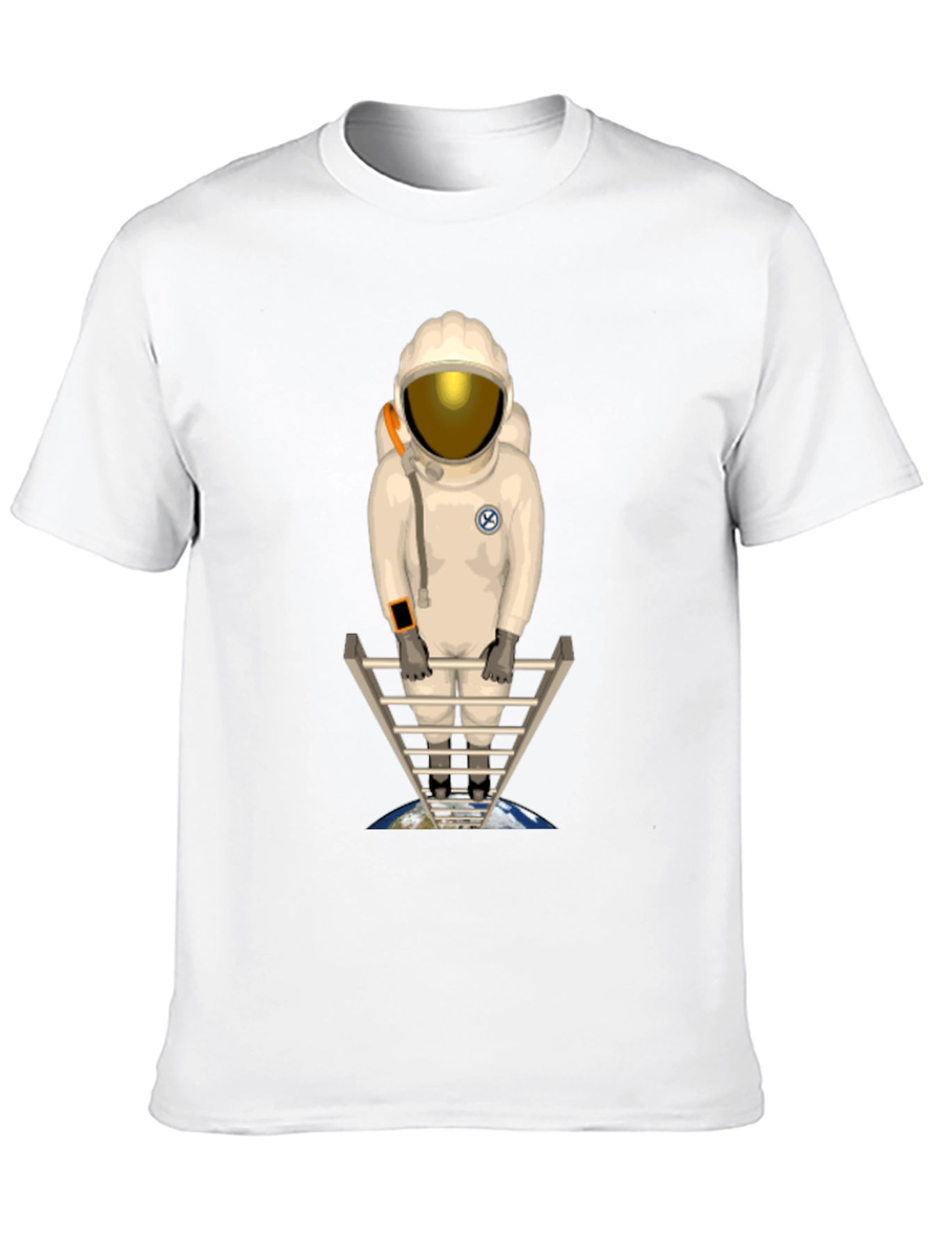 Astronaut on Ladder T-Shirt