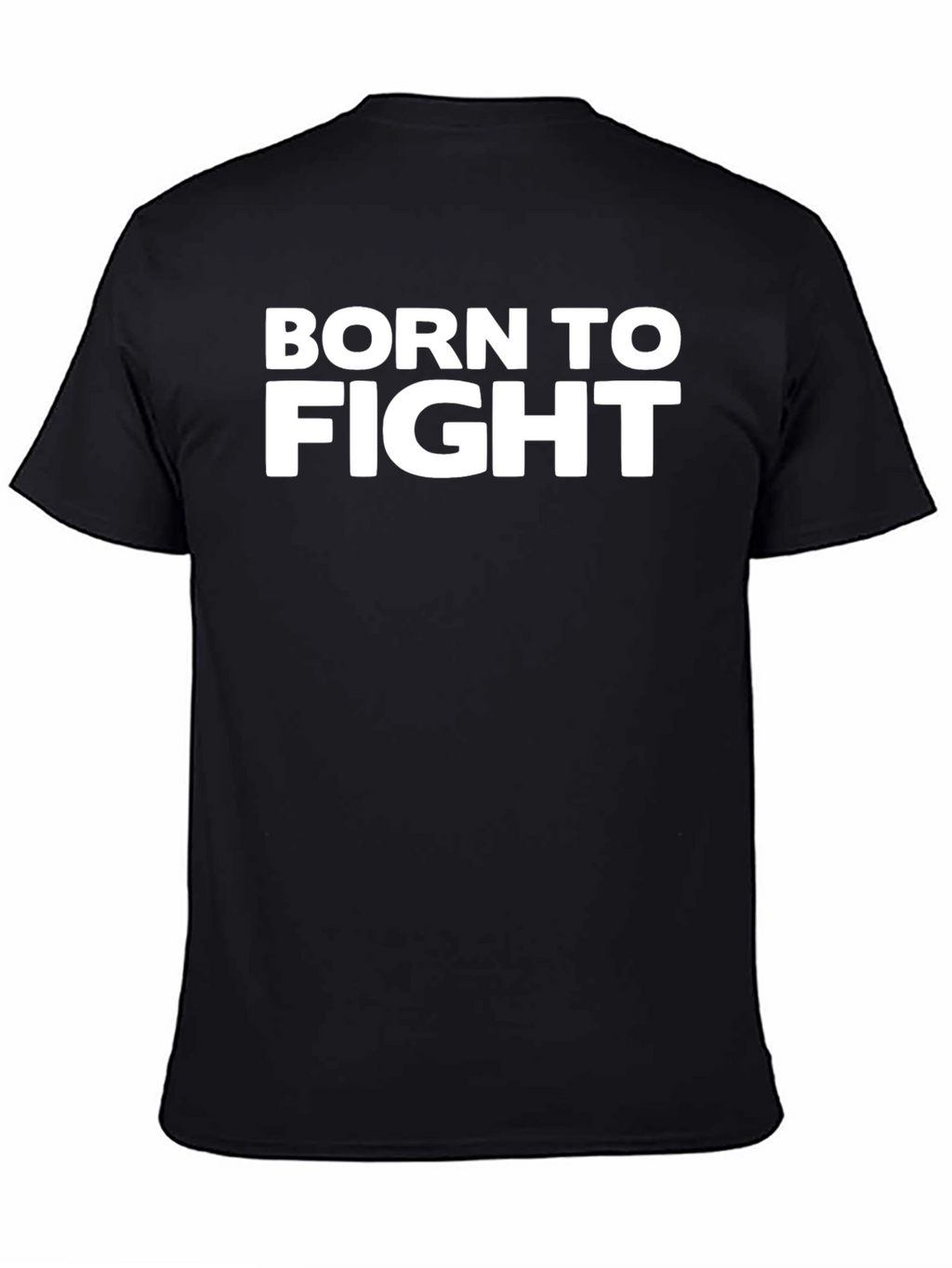 Born To Fight Black Graphic Tee