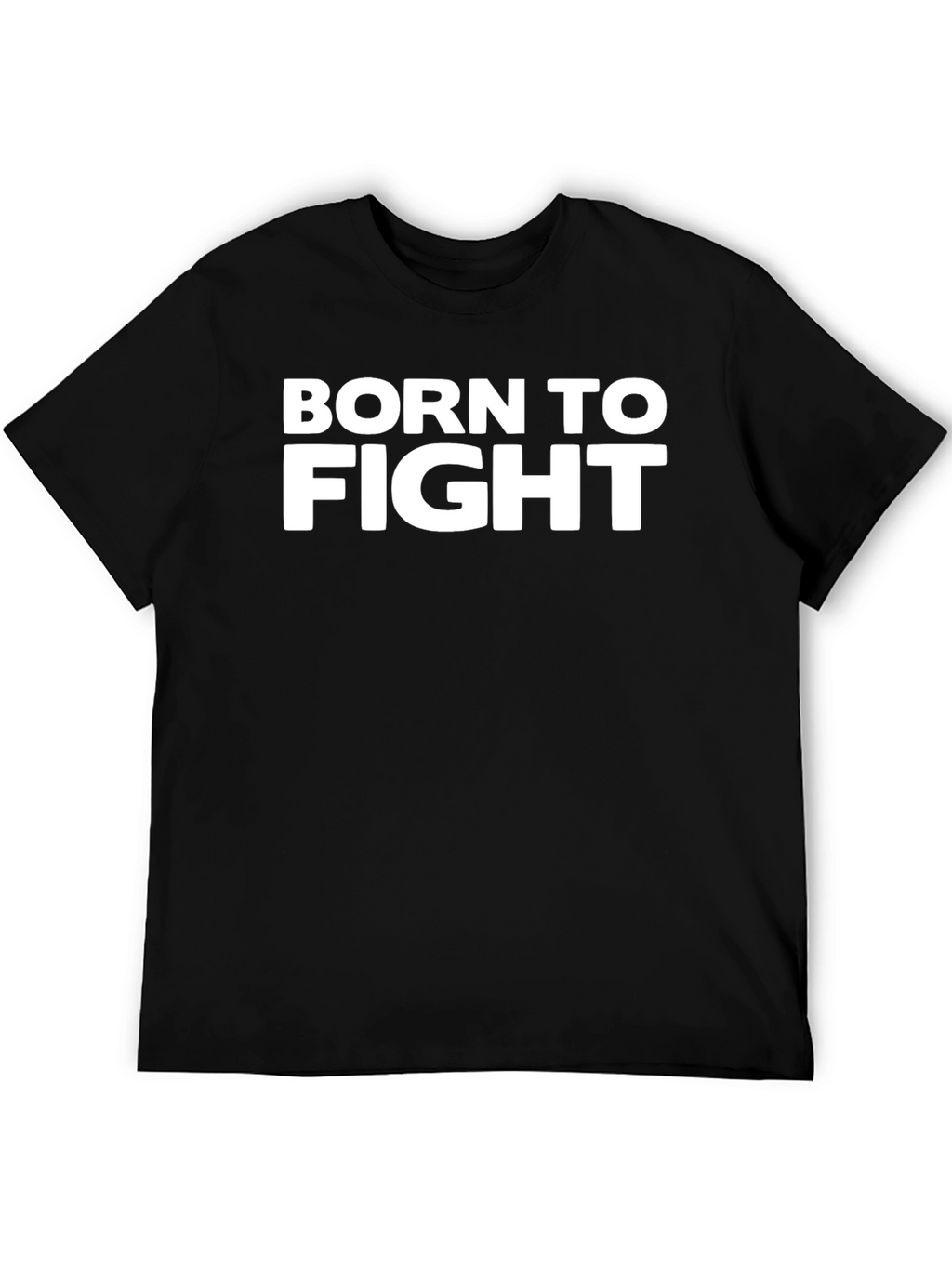 Born To Fight Black Graphic Tee