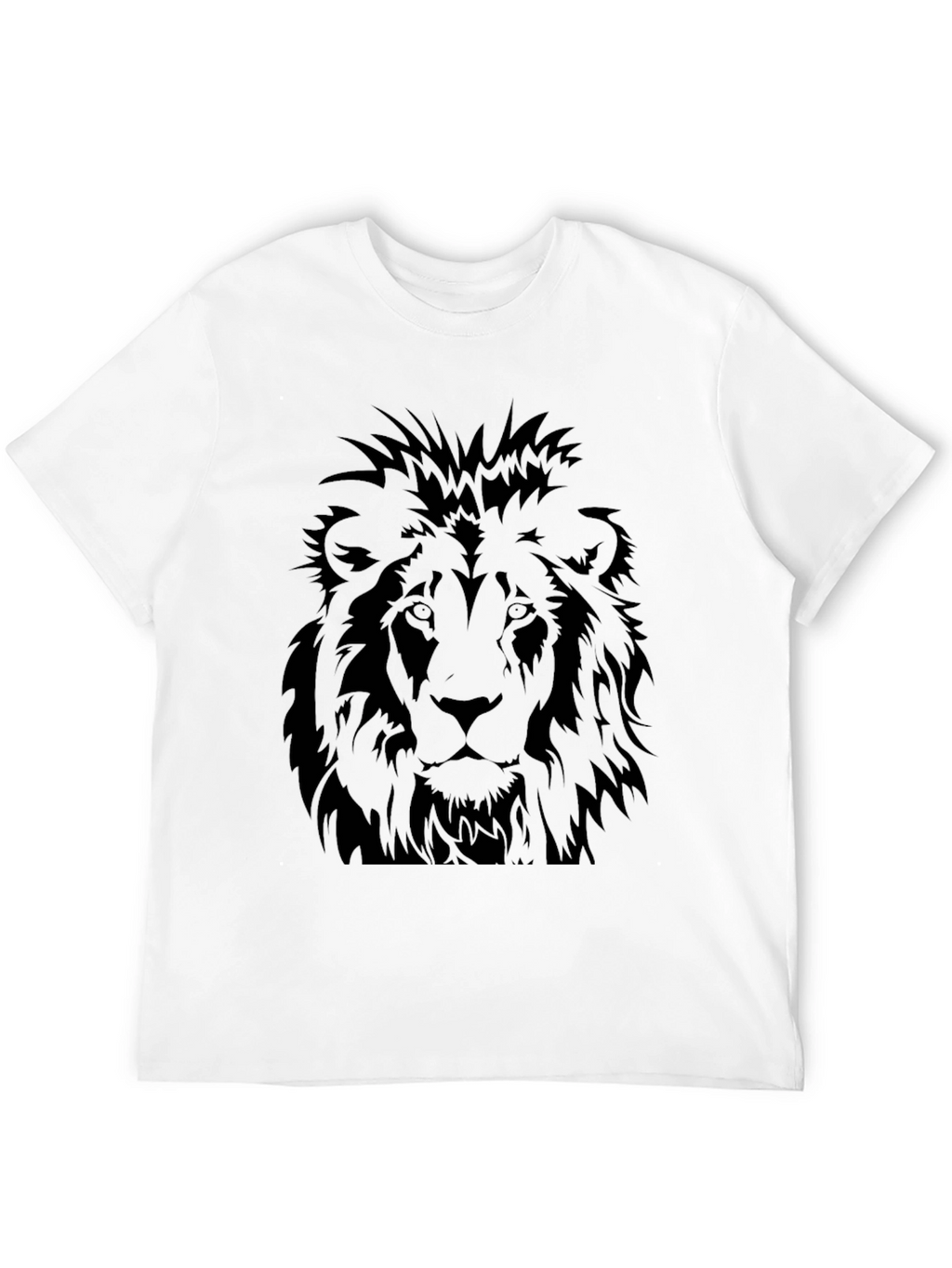 Black Lion Graphic Tee - Mens Casual T-Shirt