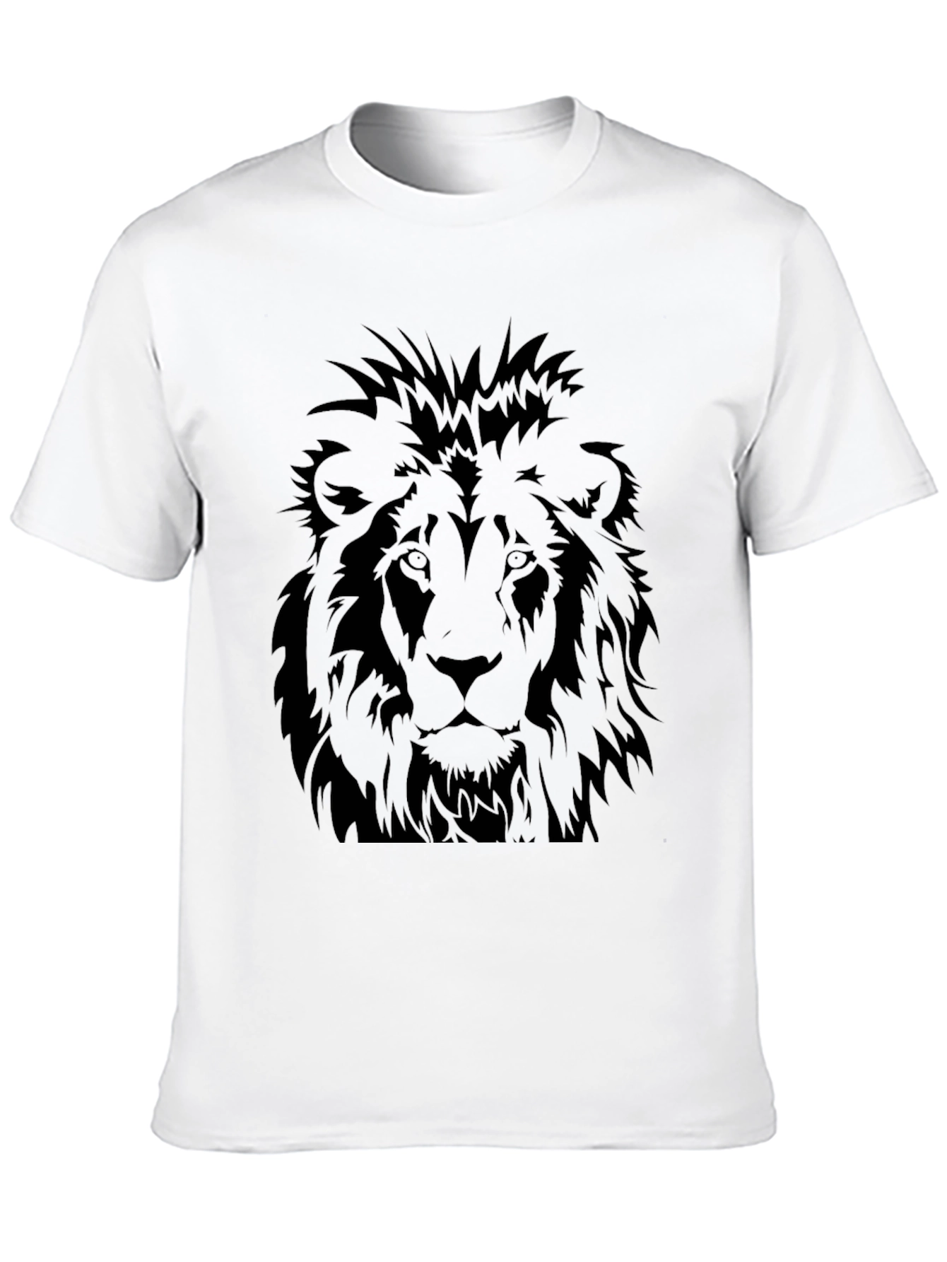 Black Lion Graphic Tee - Mens Casual T-Shirt