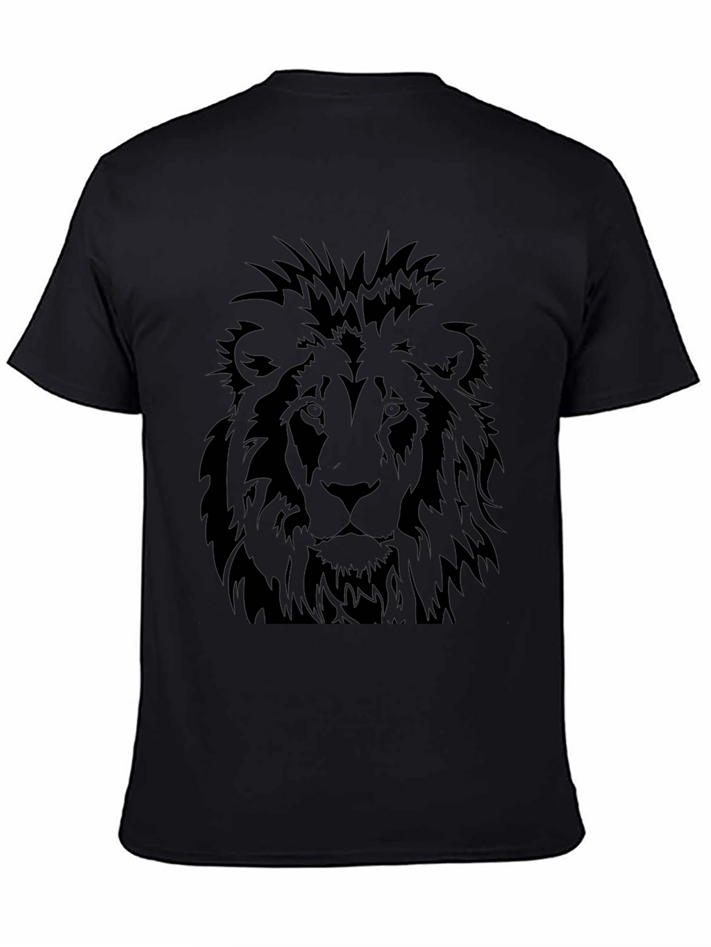 Black Lion Graphic Tee - Mens Casual T-Shirt