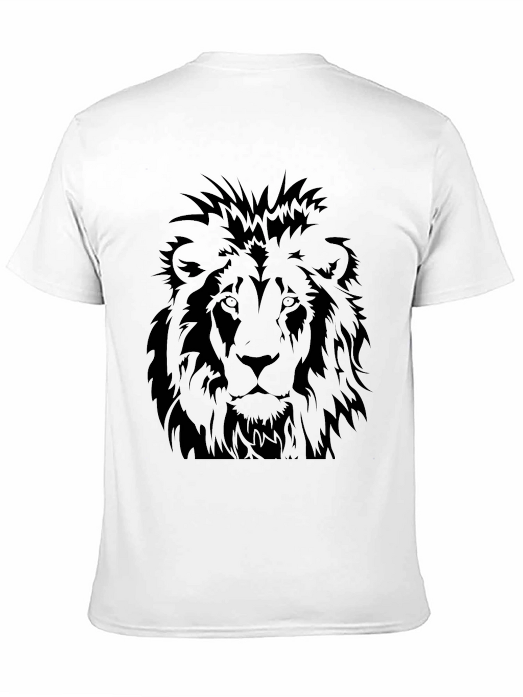 Black Lion Graphic Tee - Mens Casual T-Shirt