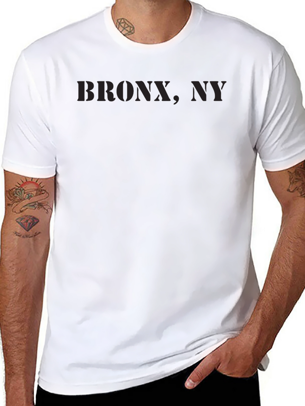 Bronx NY Black Graphic T-Shirt