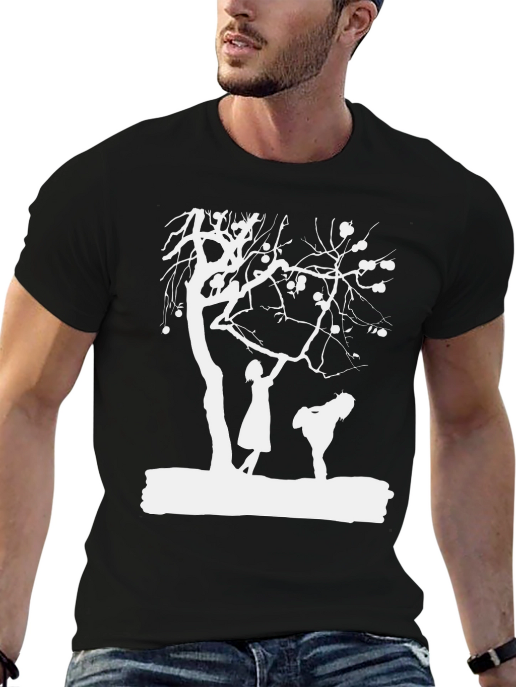 Unique Tree Graphic T-Shirt