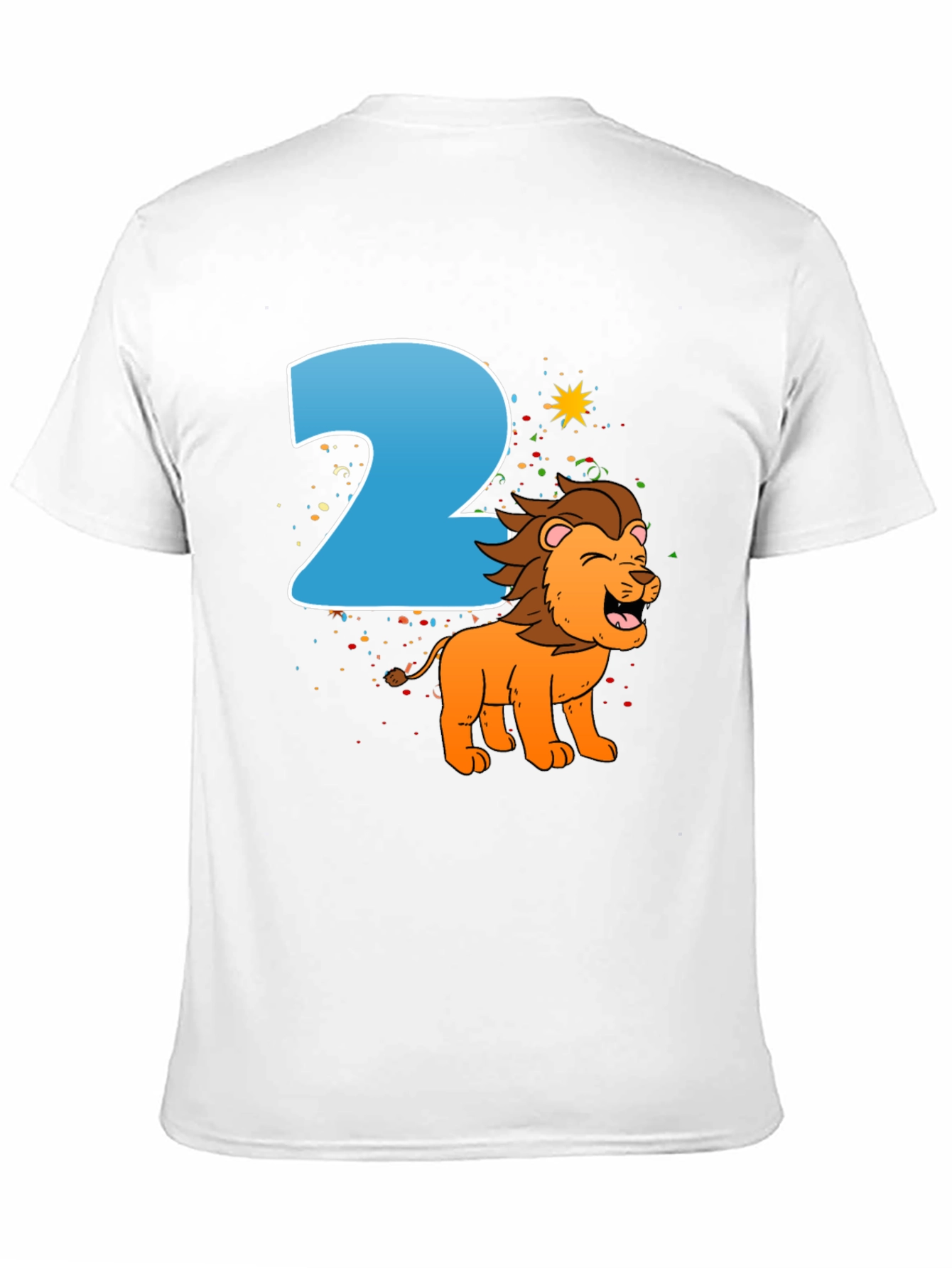Kids 2nd Birthday Lion T-Shirt