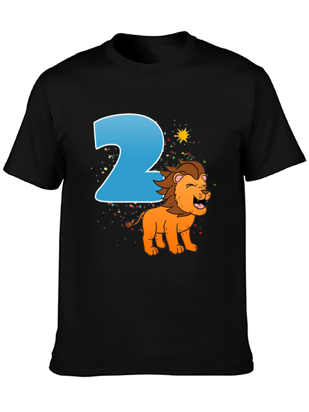 Kids 2nd Birthday Lion T-Shirt