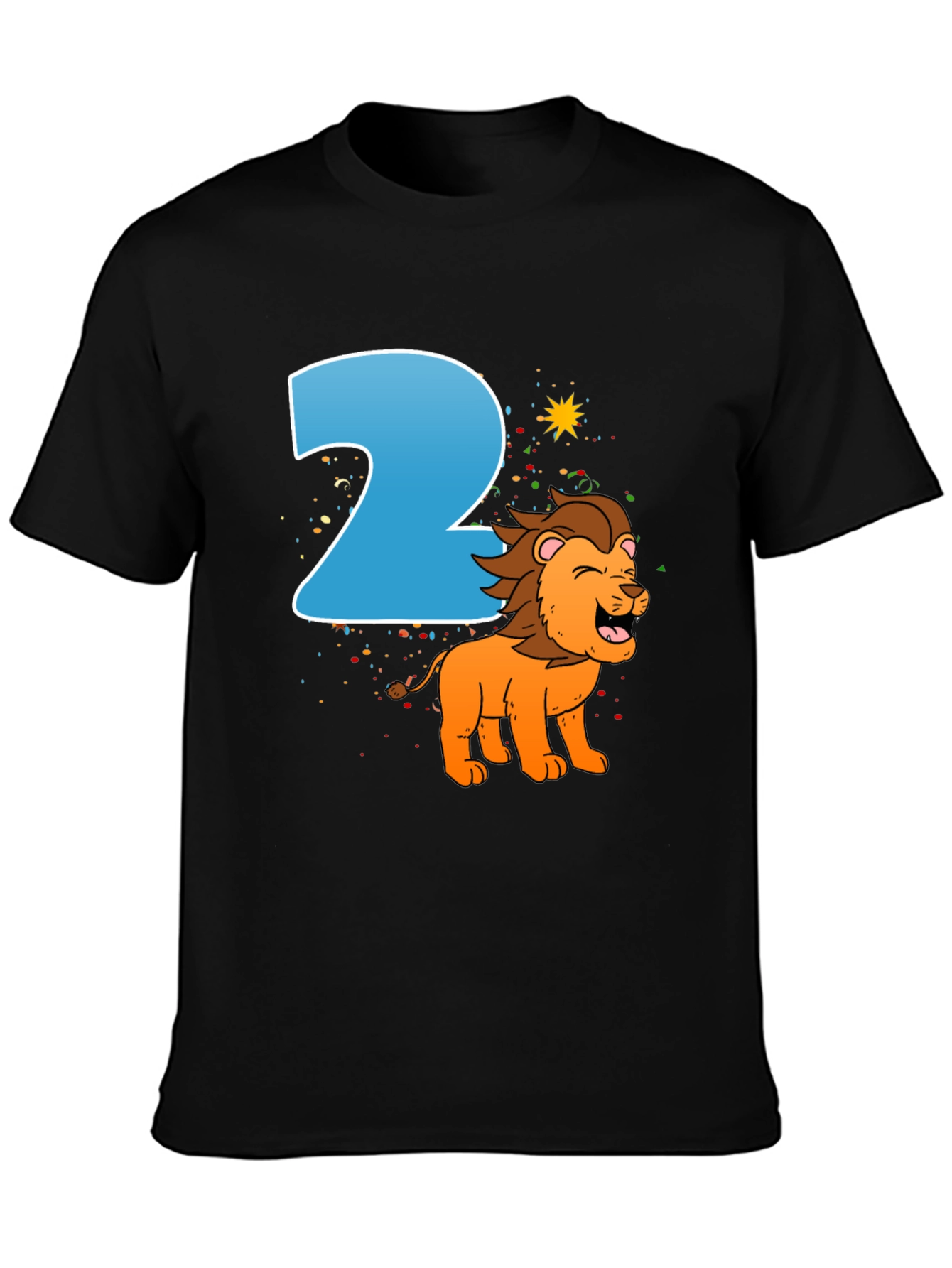 Kids 2nd Birthday Lion T-Shirt