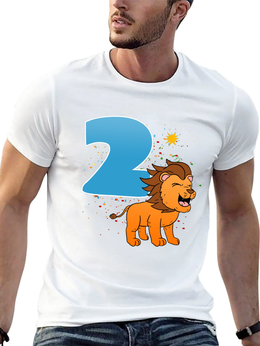 Kids 2nd Birthday Lion T-Shirt