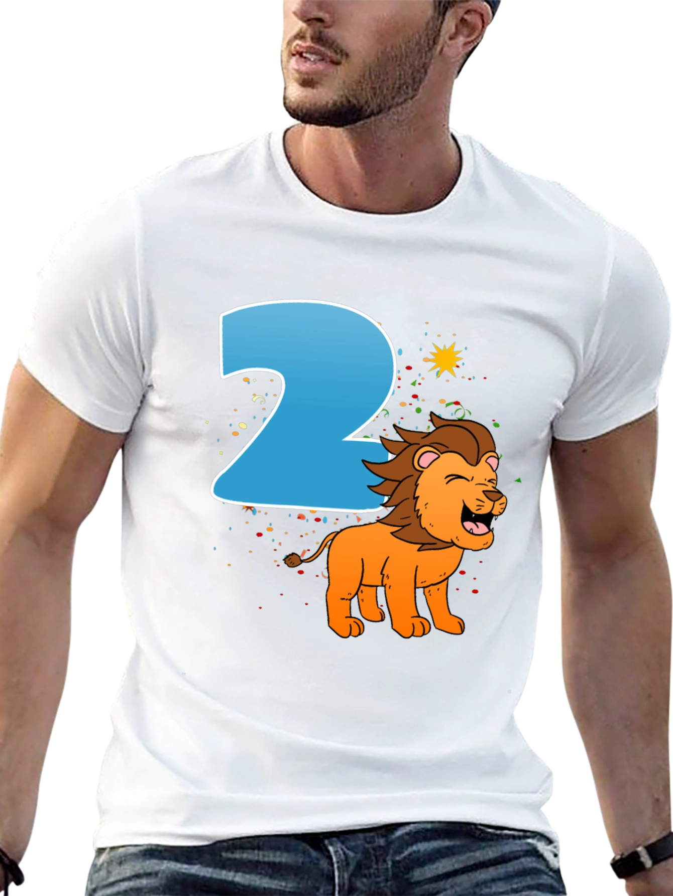 Kids 2nd Birthday Lion T-Shirt