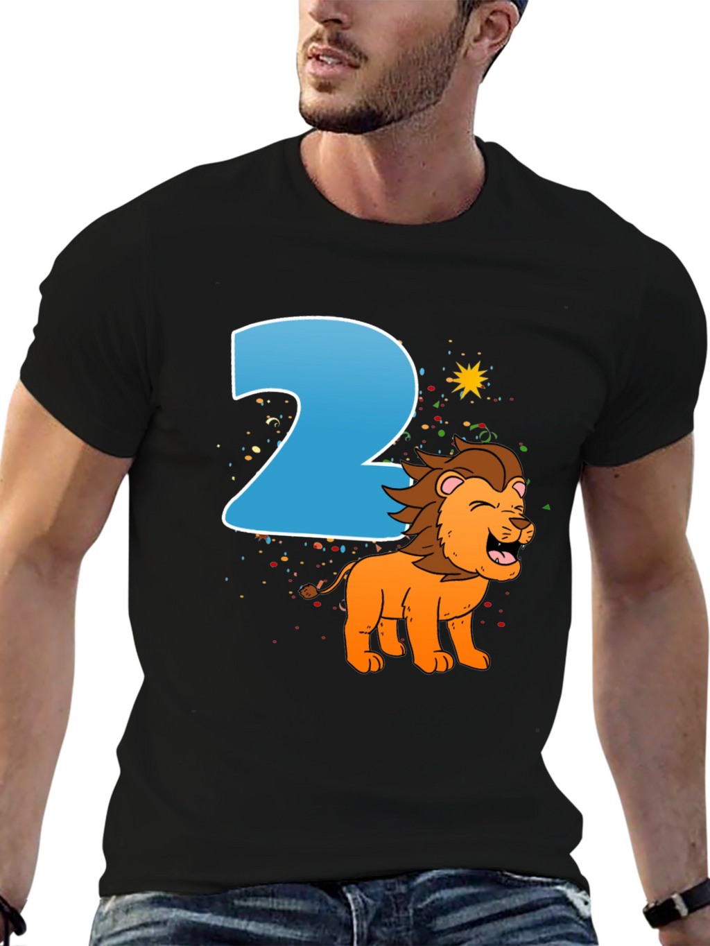 Kids 2nd Birthday Lion T-Shirt