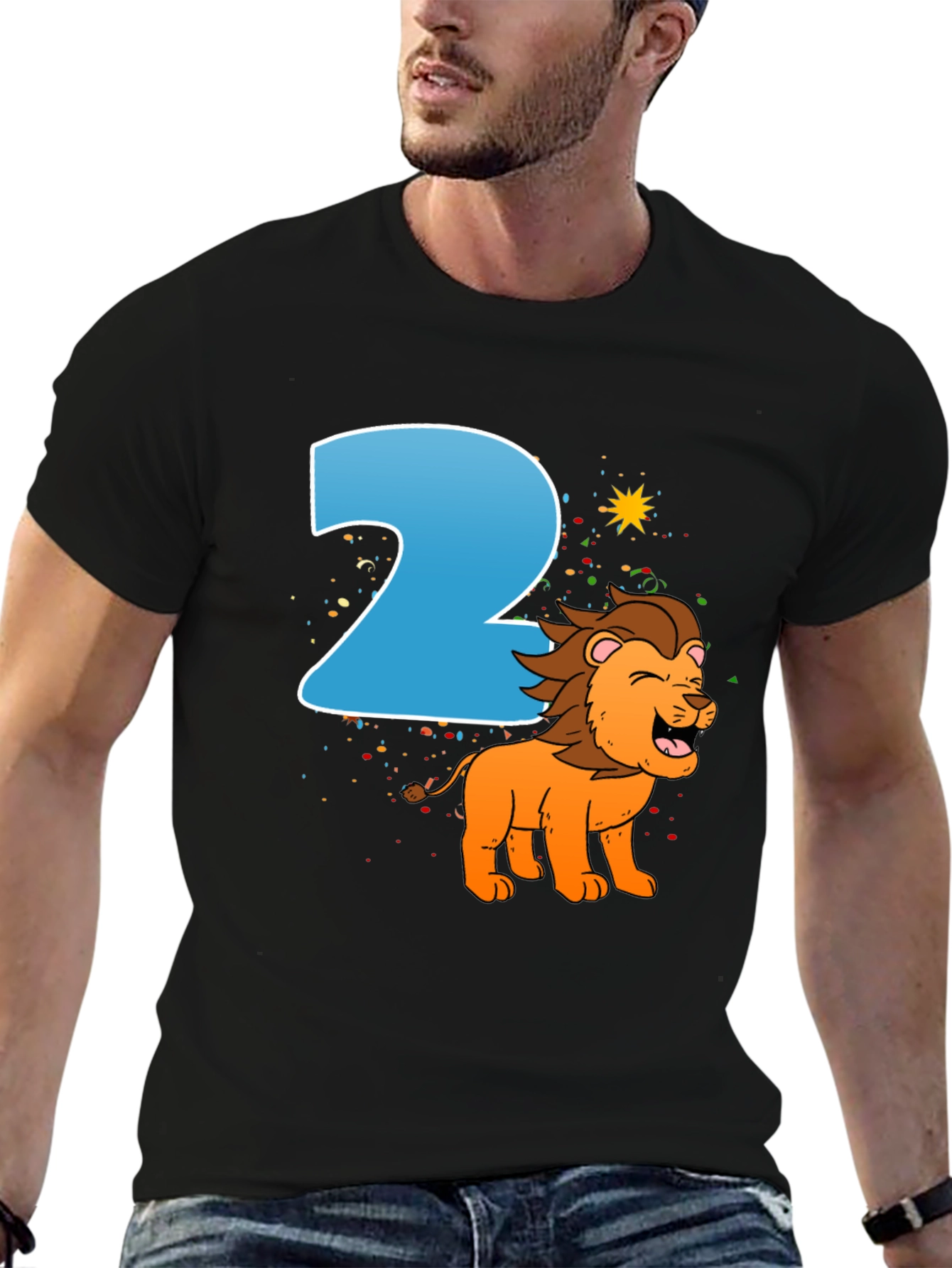 Kids 2nd Birthday Lion T-Shirt