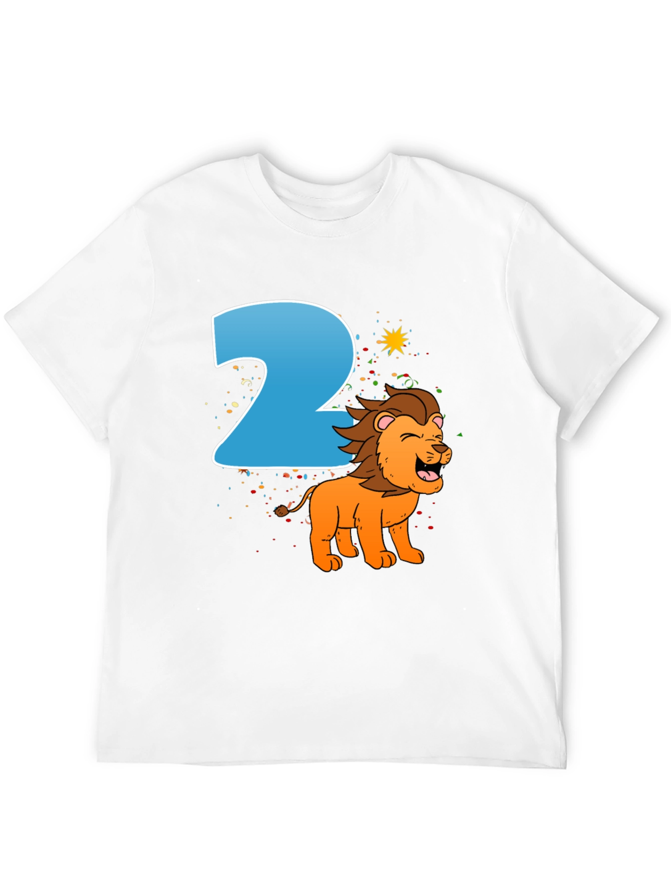 Kids 2nd Birthday Lion T-Shirt