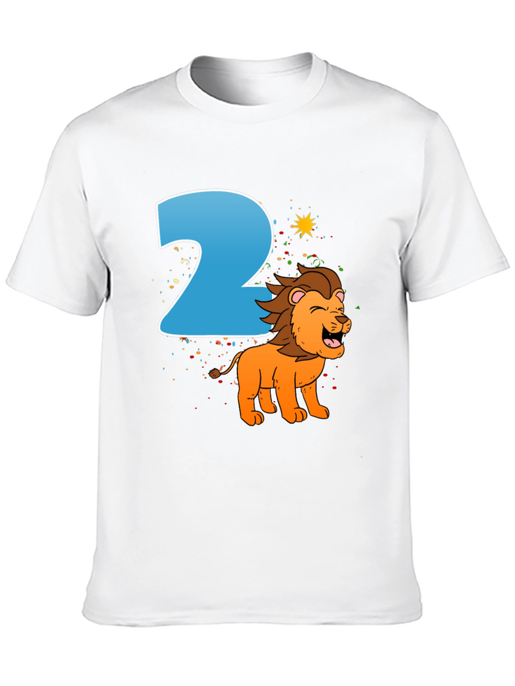 Kids 2nd Birthday Lion T-Shirt
