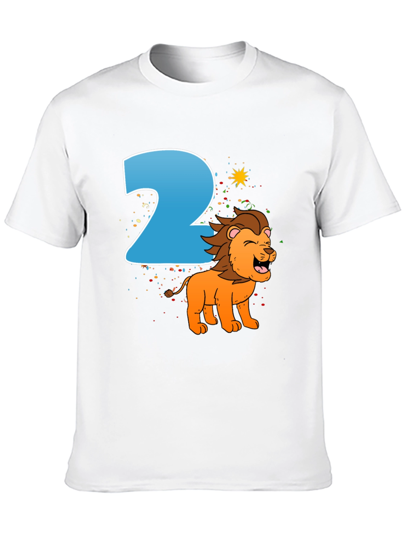 Kids 2nd Birthday Lion T-Shirt