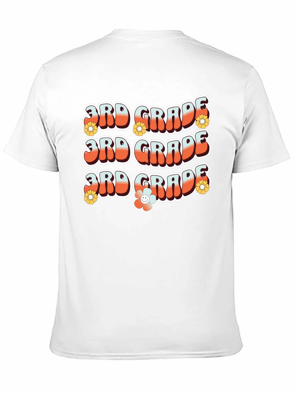 Retro 3rd Grade Teacher T-Shirt