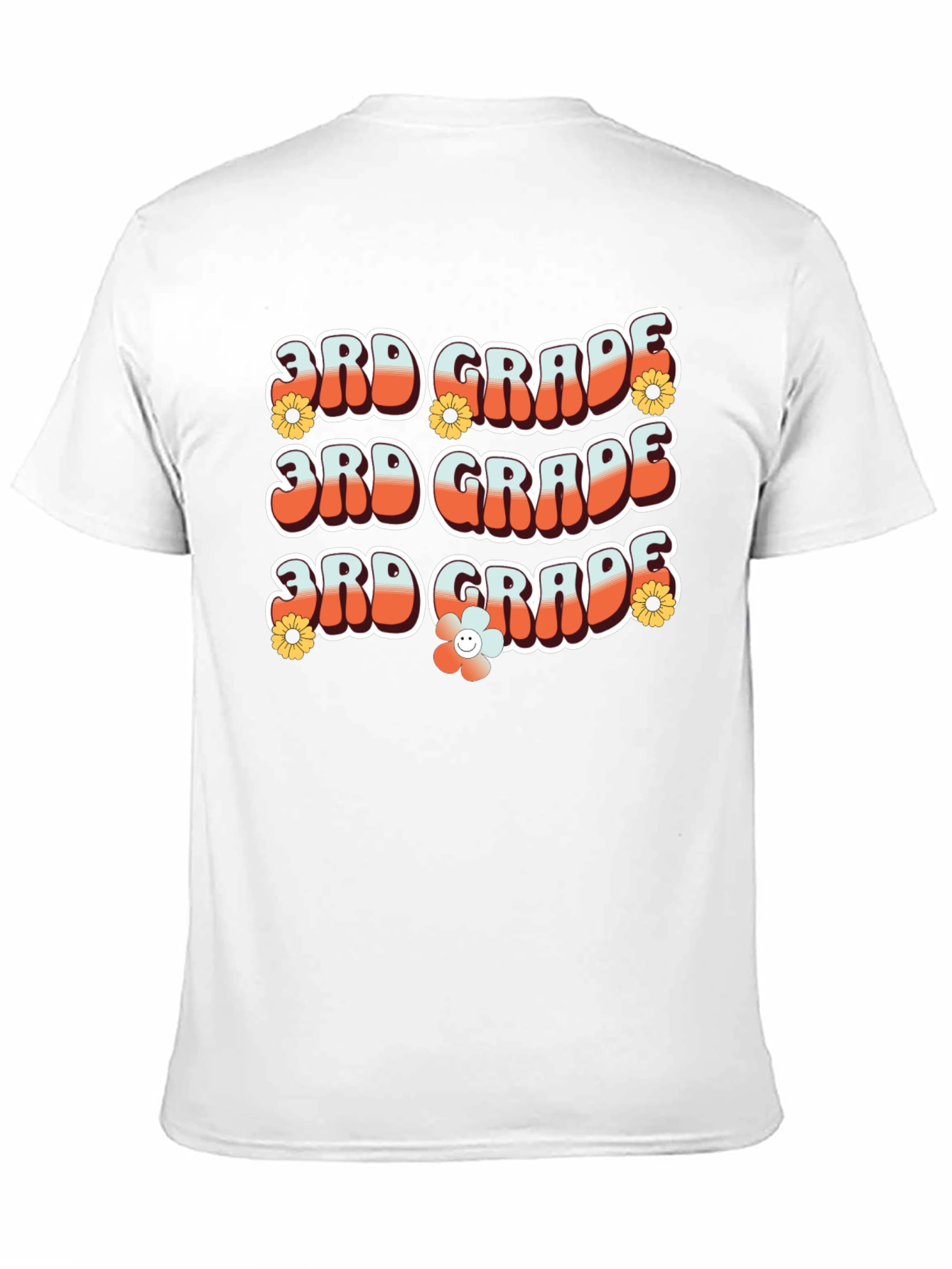 Retro 3rd Grade Teacher T-Shirt