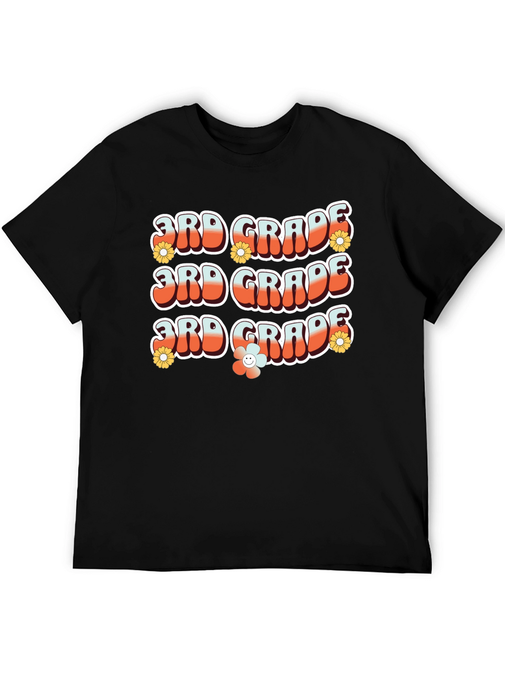 Retro 3rd Grade Teacher T-Shirt