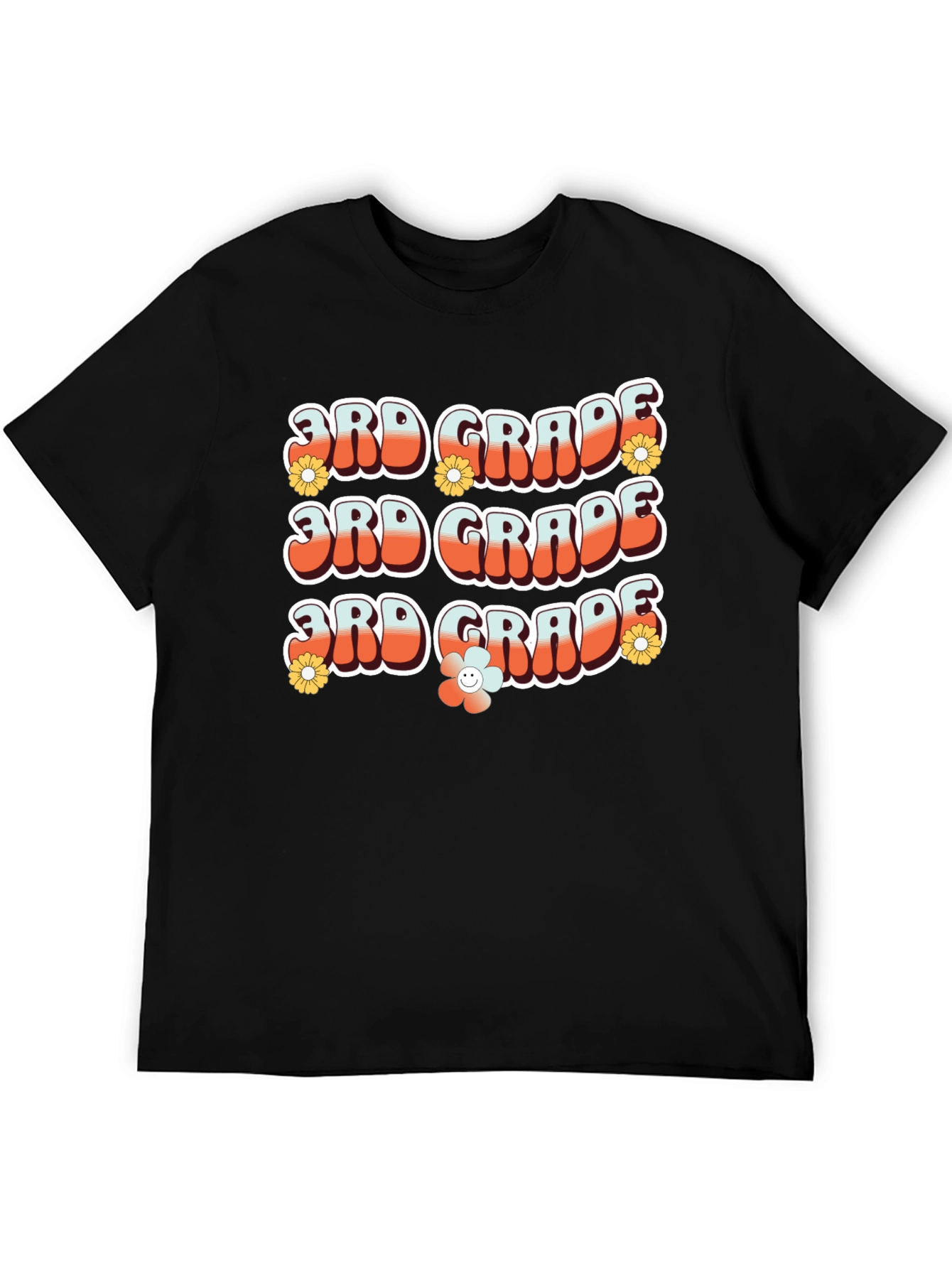 Retro 3rd Grade Teacher T-Shirt
