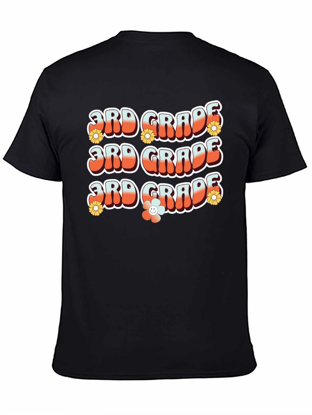 Retro 3rd Grade Teacher T-Shirt