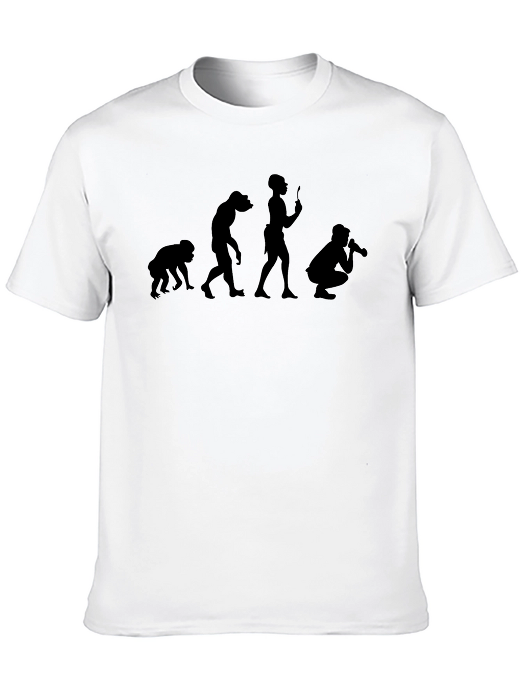 Evolution Photographer Black T-Shirt