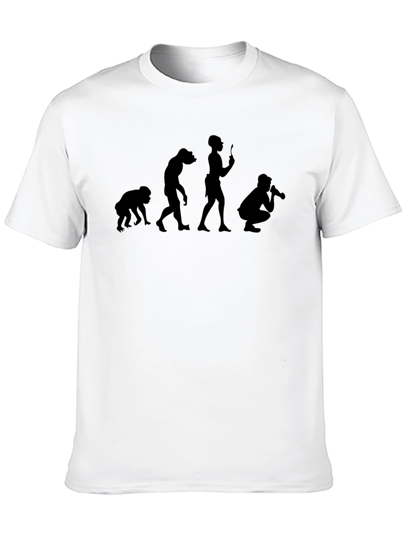 Evolution Photographer Black T-Shirt