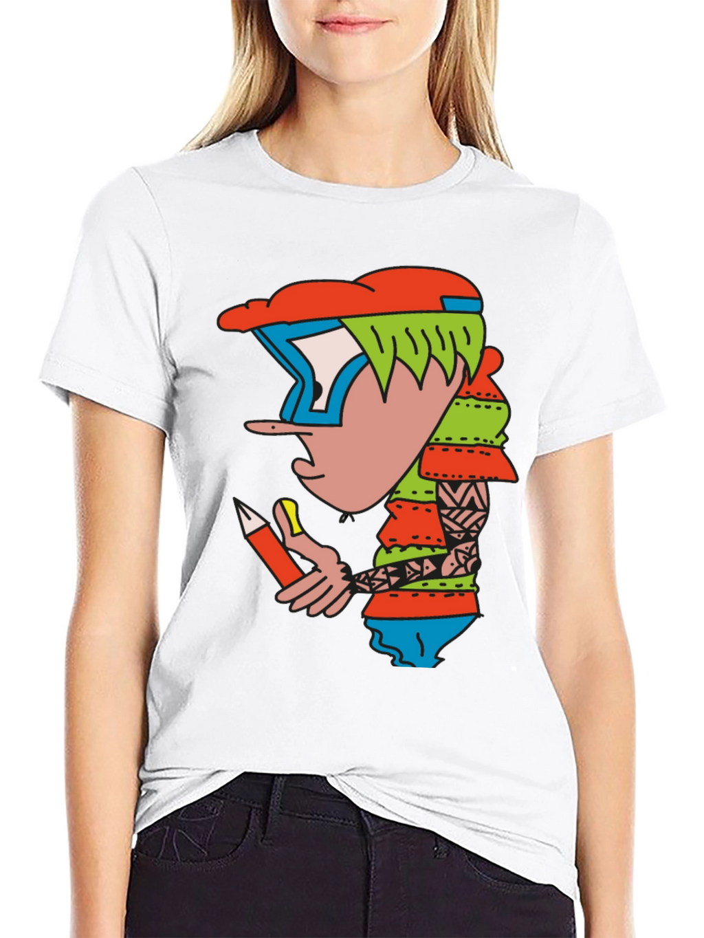 Cartoon Character Graphic Tee