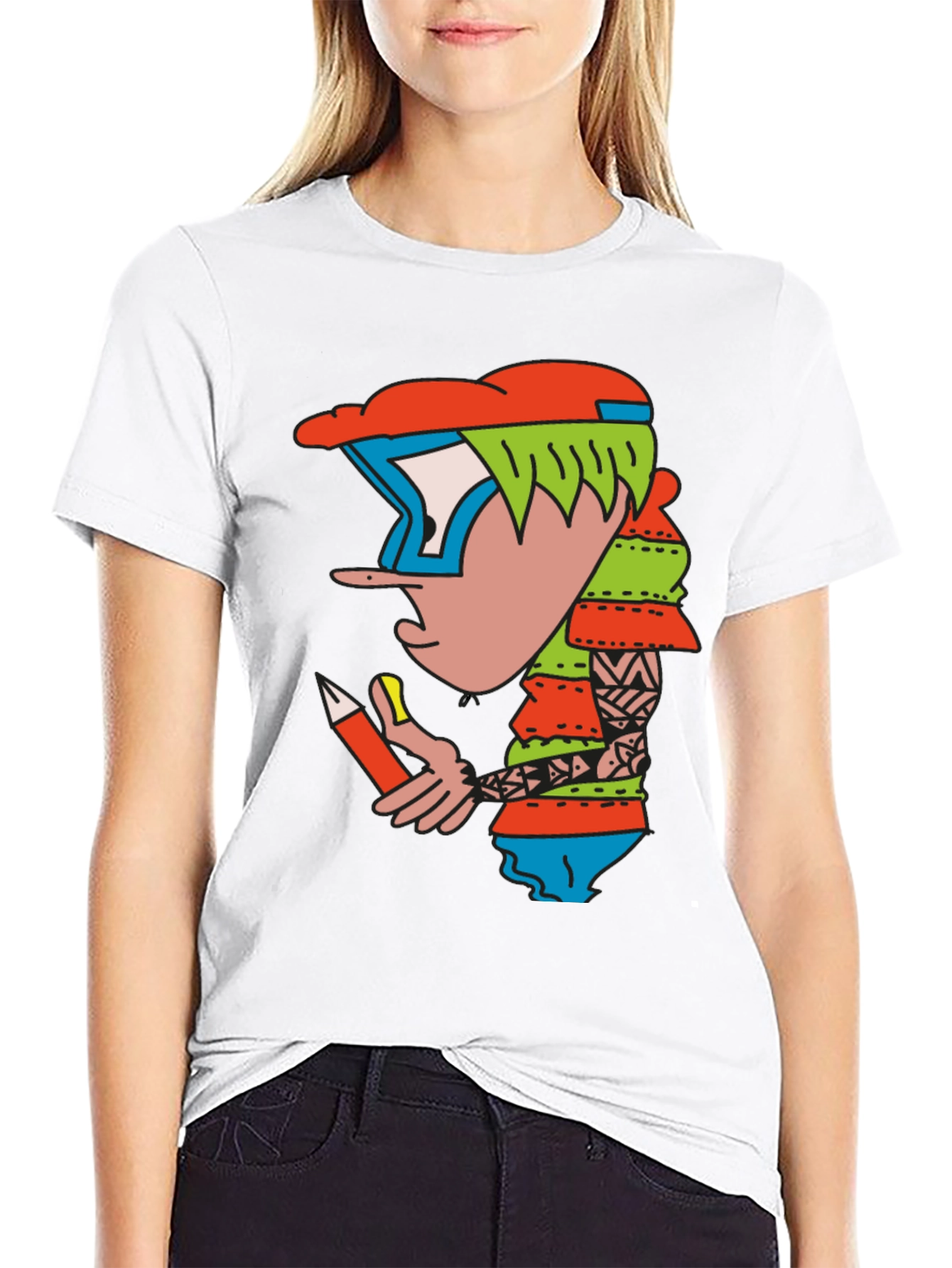 Cartoon Character Graphic Tee