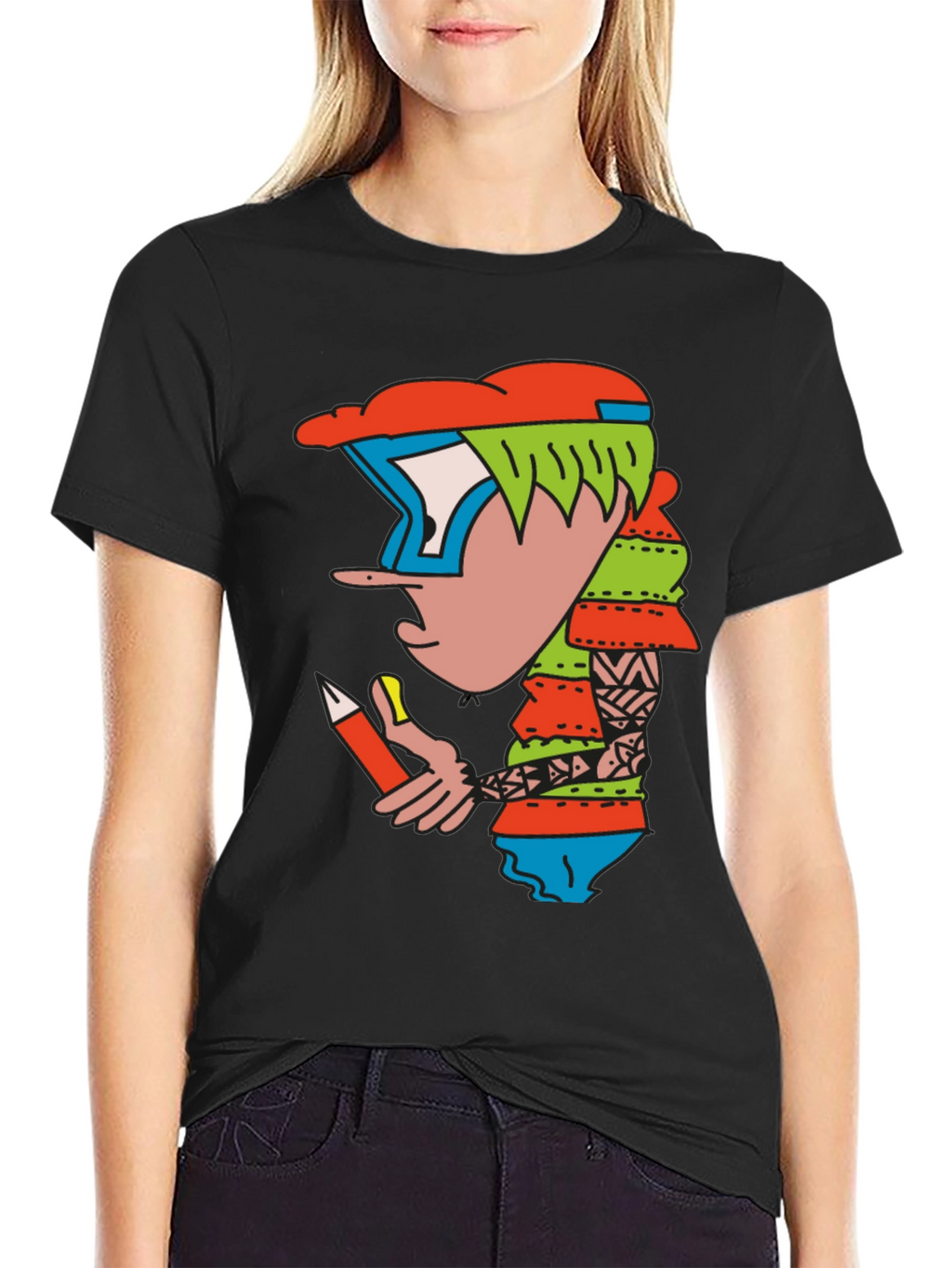 Cartoon Character Graphic Tee