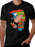 Cartoon Character Graphic Tee