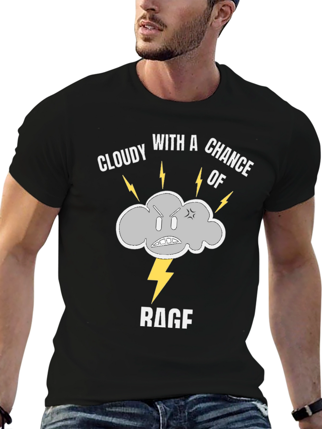 Cloudy with a Chance of Rage T-Shirt