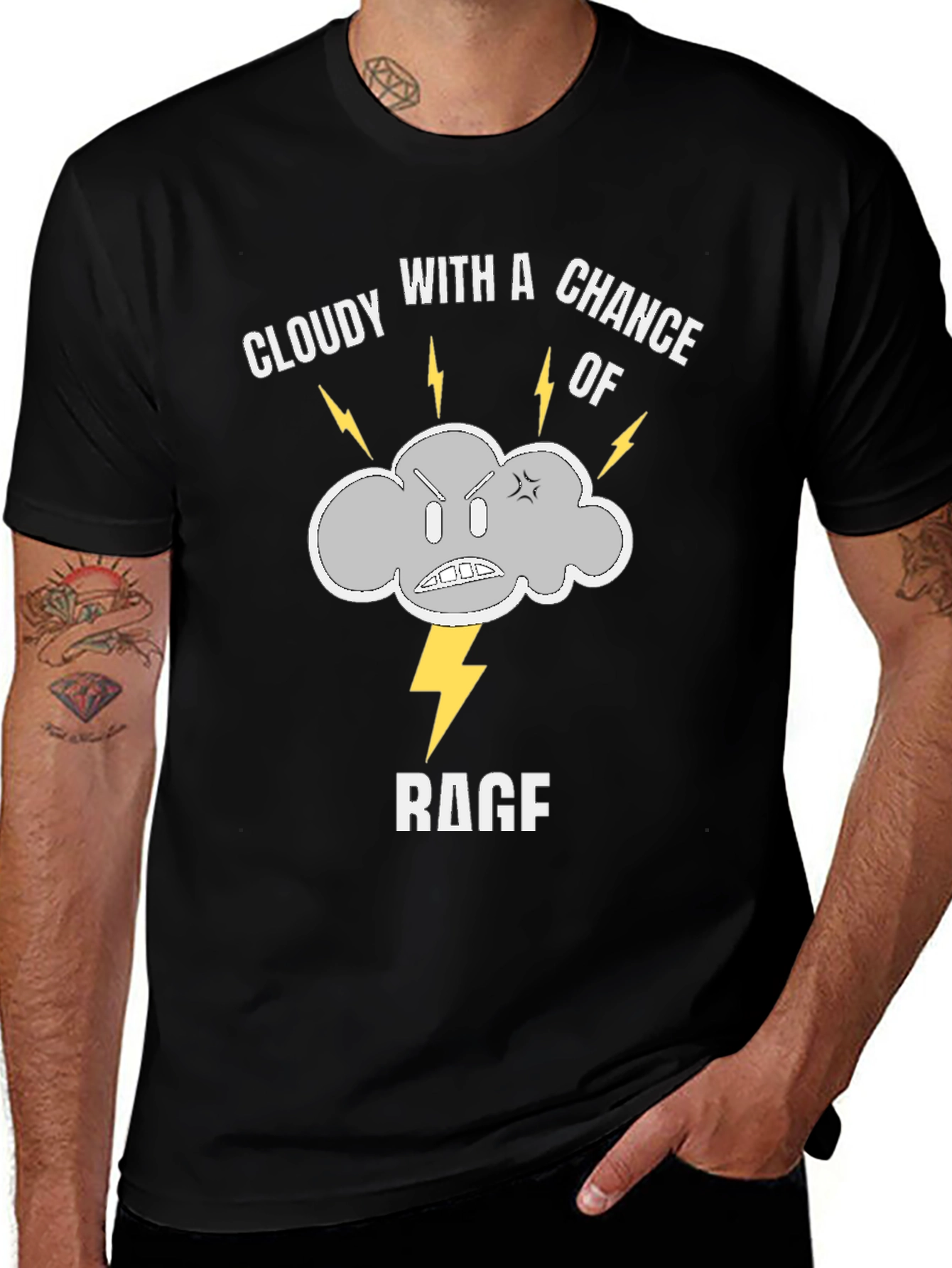 Cloudy with a Chance of Rage T-Shirt