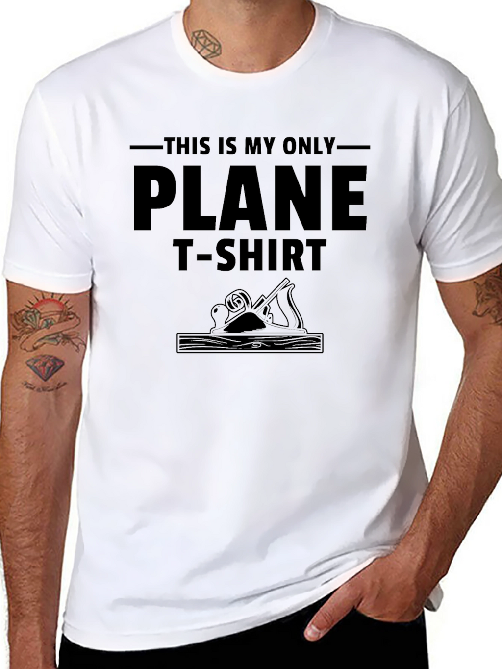 This is My Only Plane T-Shirt - Woodworking