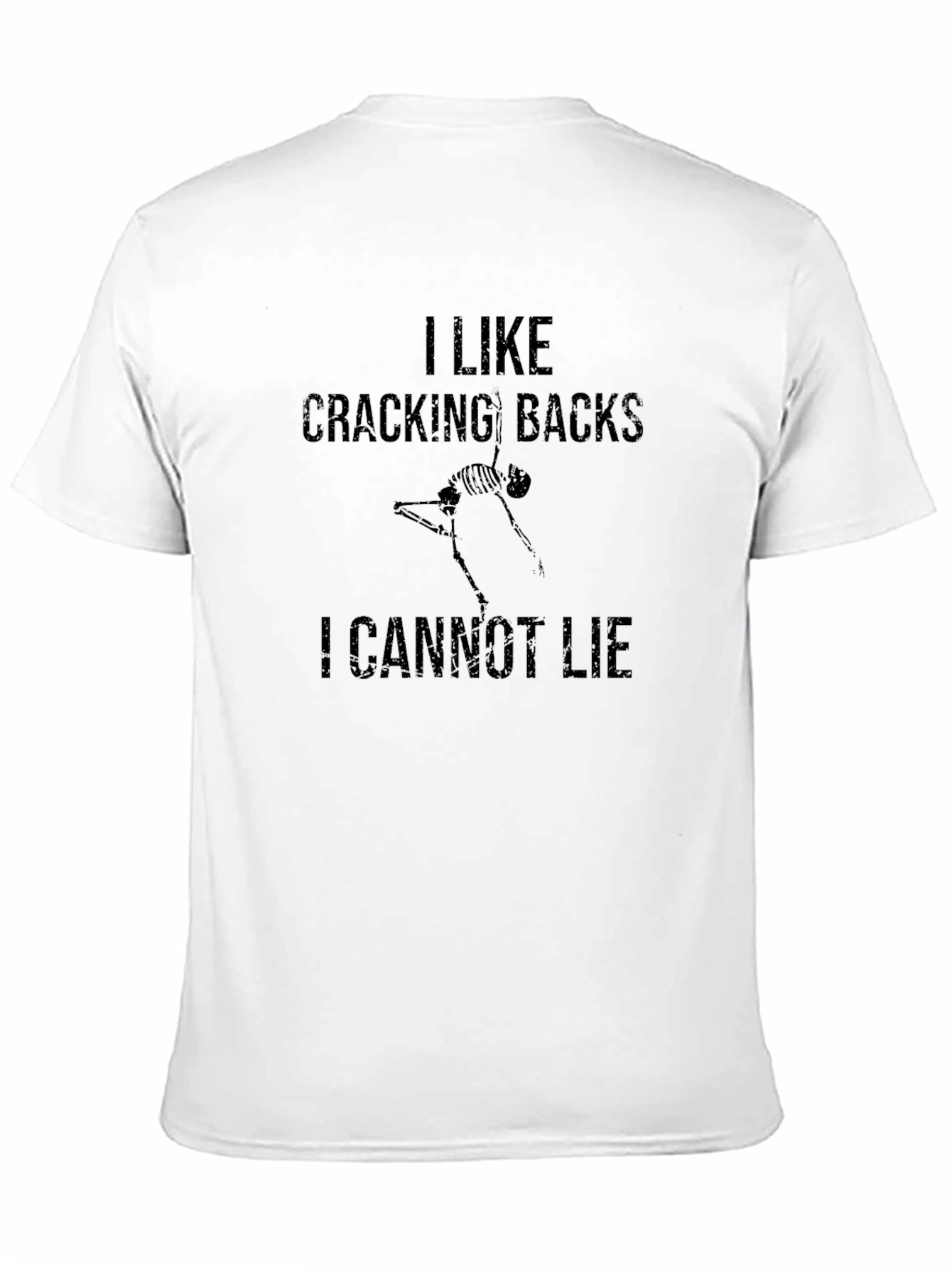Cracking Backs T-Shirt - Humorous Chiropractic Tee