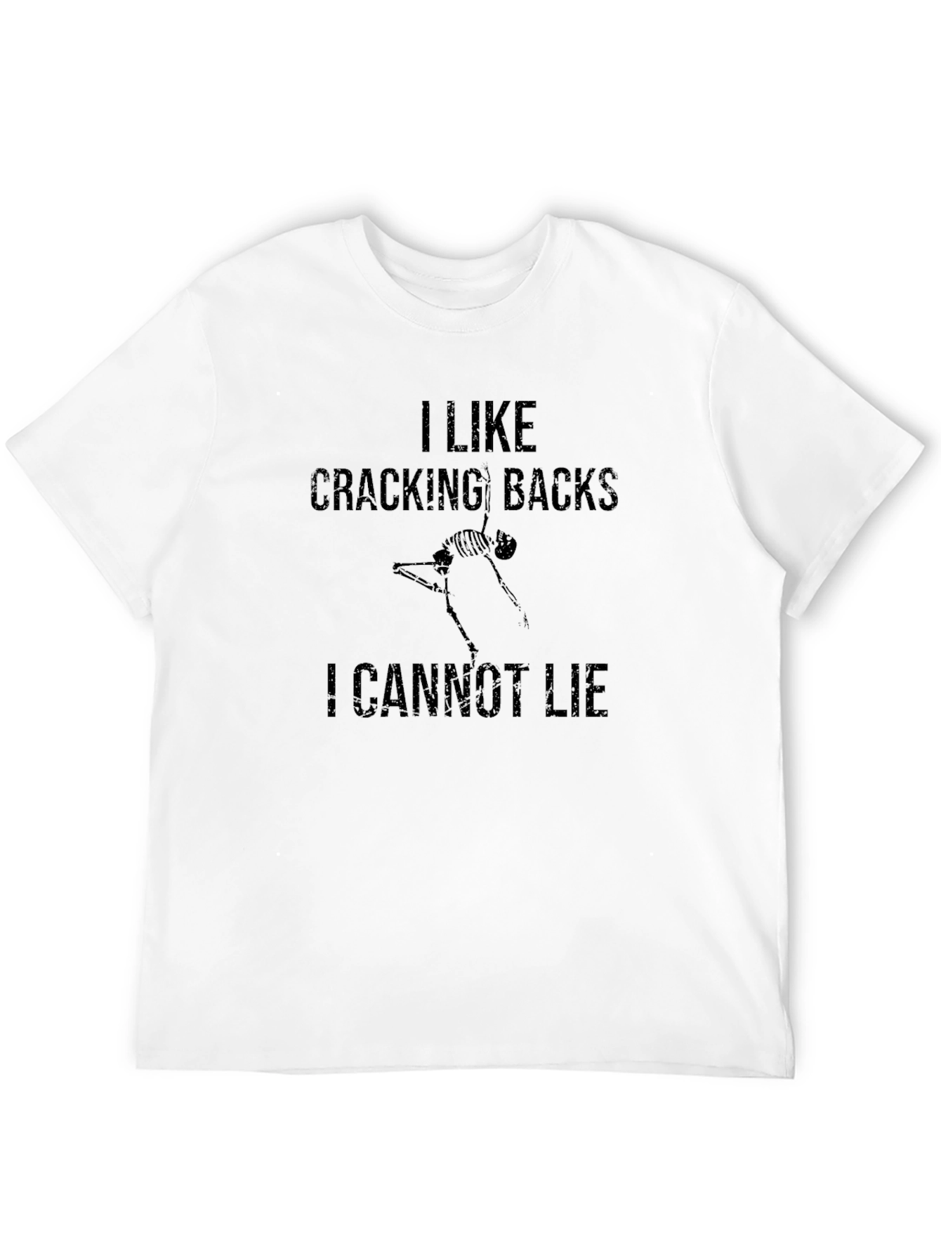 Cracking Backs T-Shirt - Humorous Chiropractic Tee