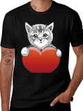 Cute Kitten Heart T-Shirt - Perfect Gift!