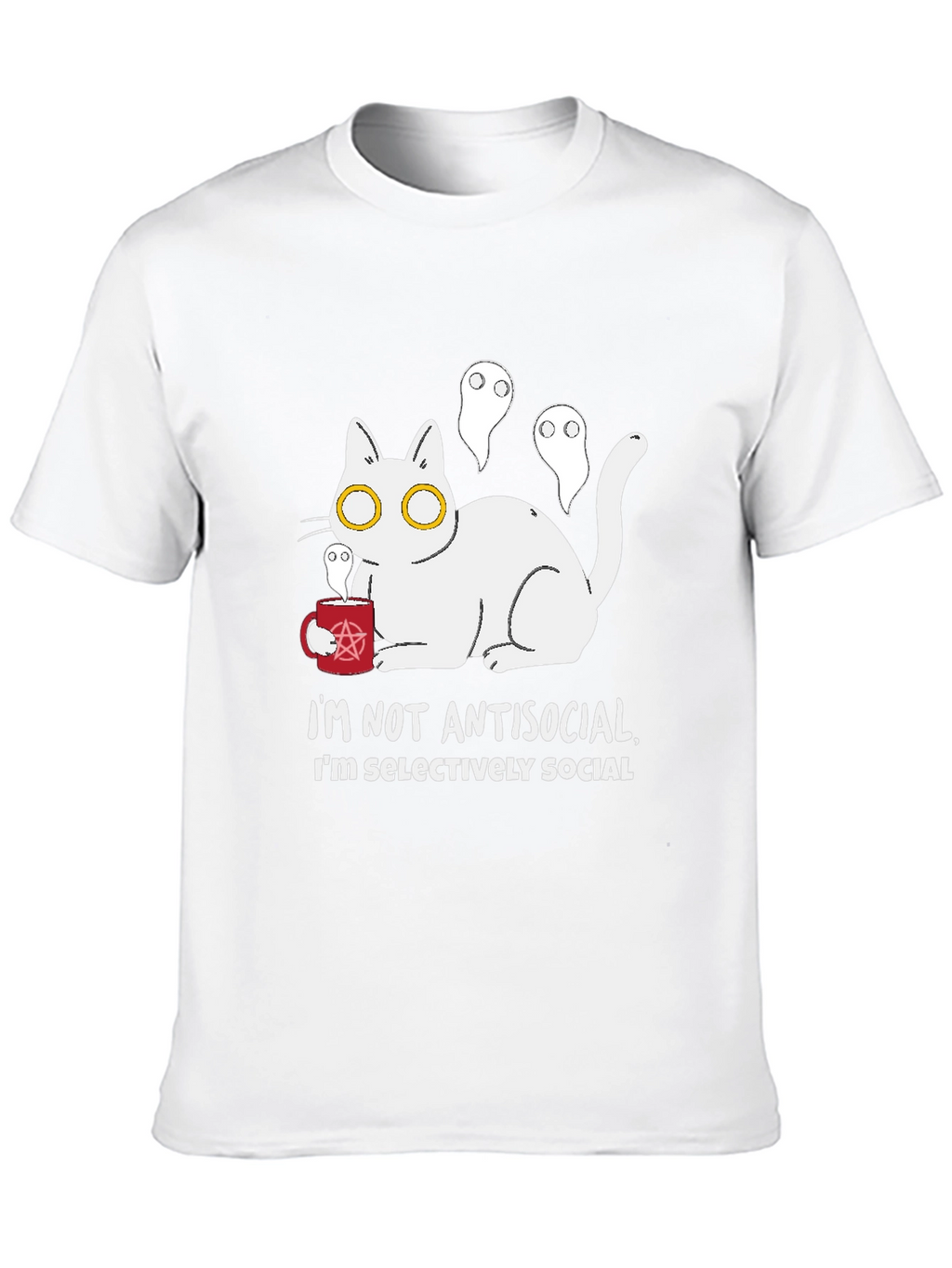 Antisocial Cat T-Shirt