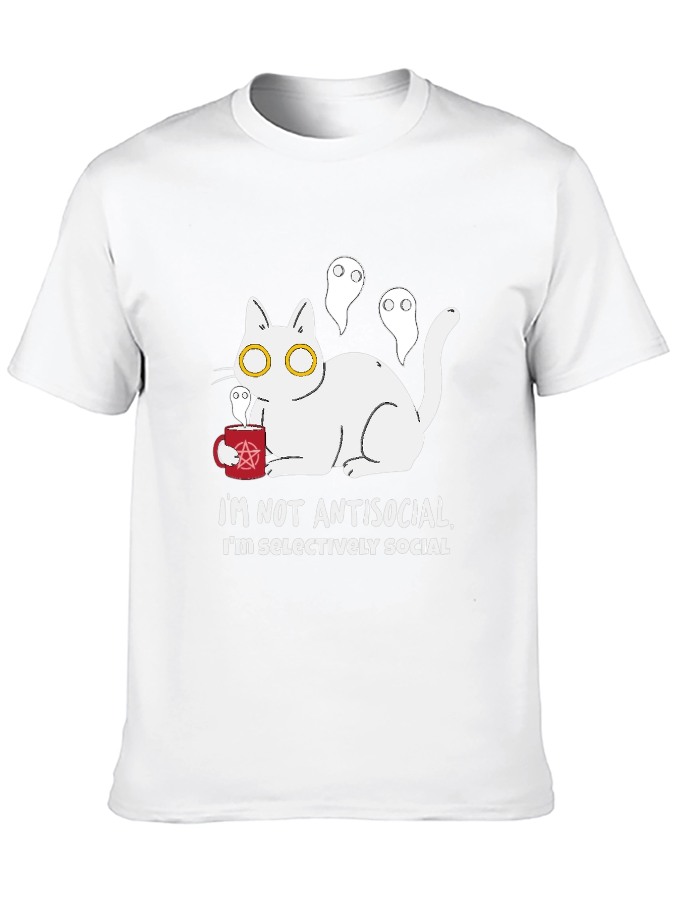 Antisocial Cat T-Shirt