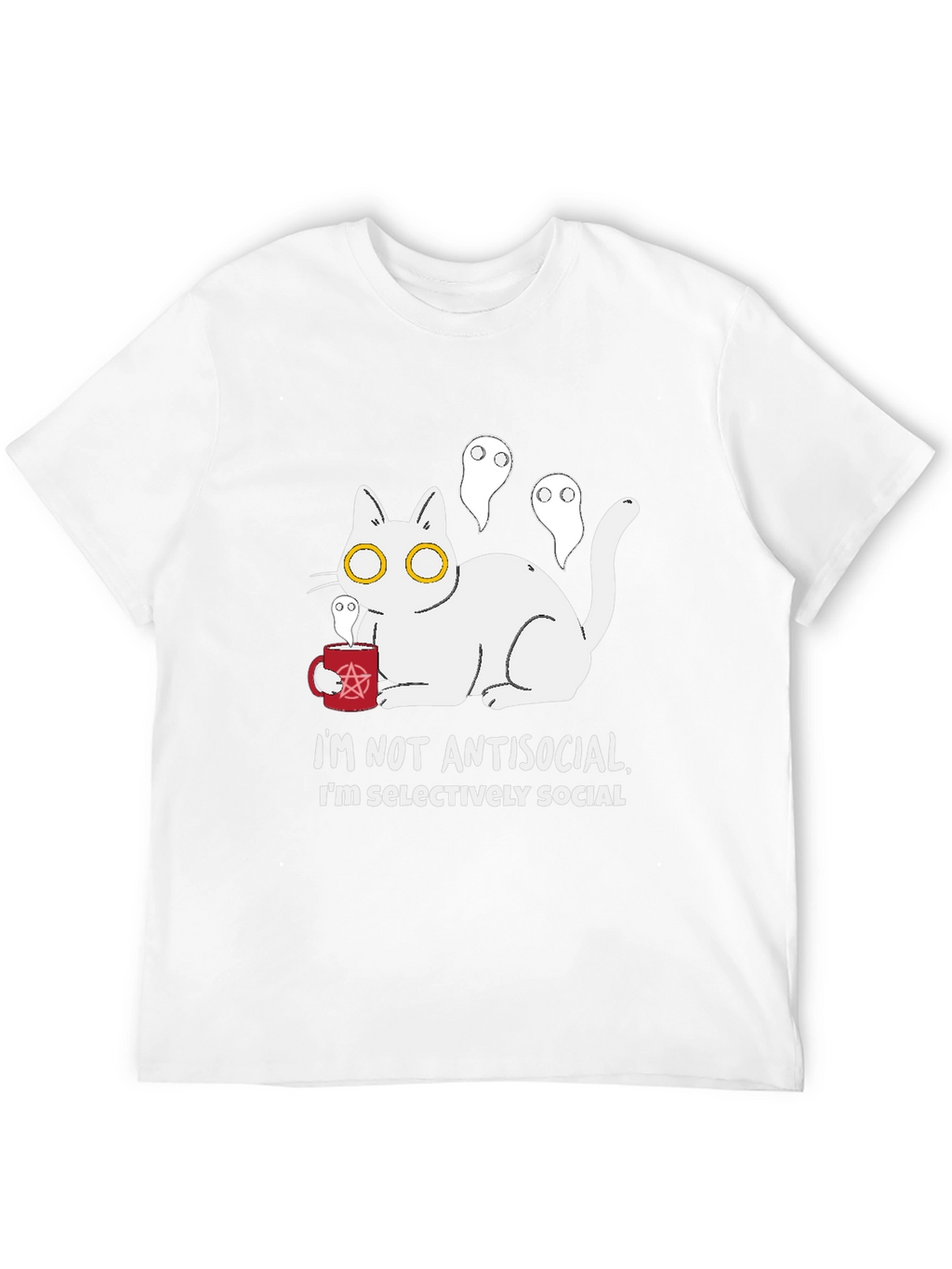 Antisocial Cat T-Shirt