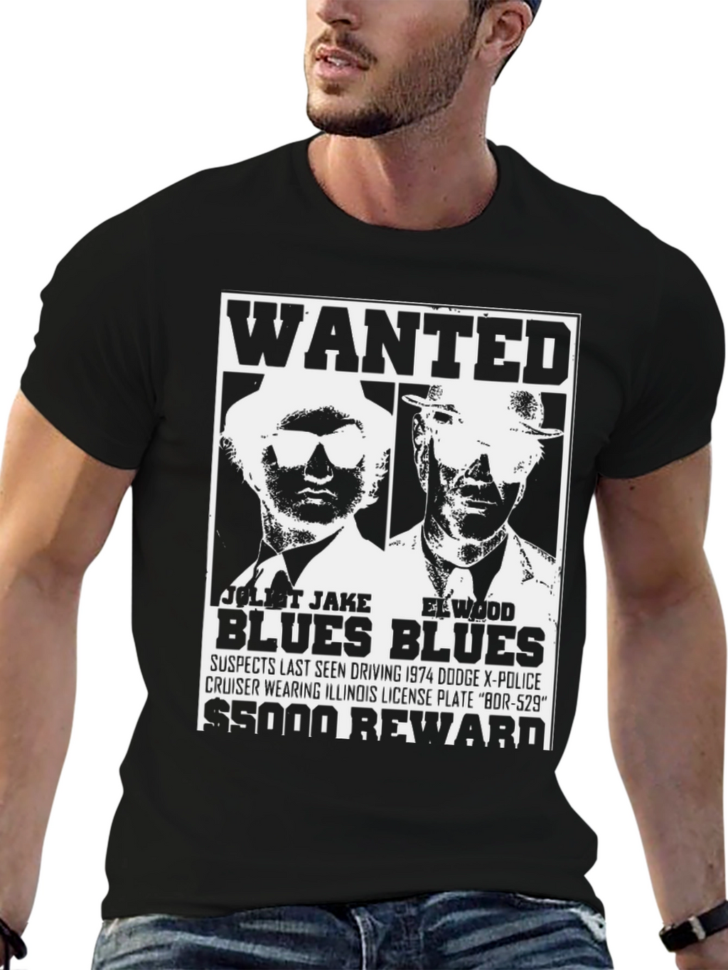 Blues Brothers Wanted T-Shirt