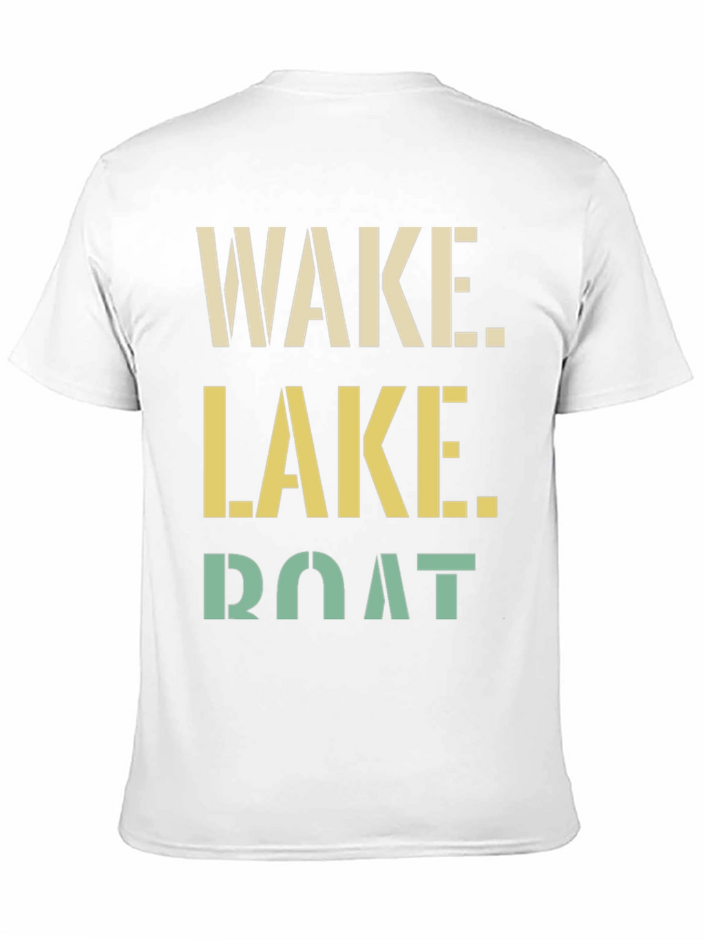 Wake Lake Boat Graphic Tee
