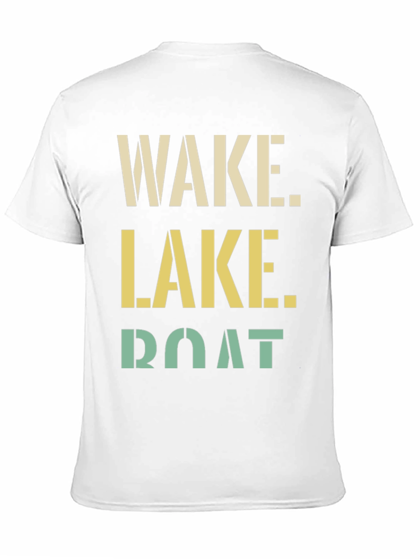 Wake Lake Boat Graphic Tee