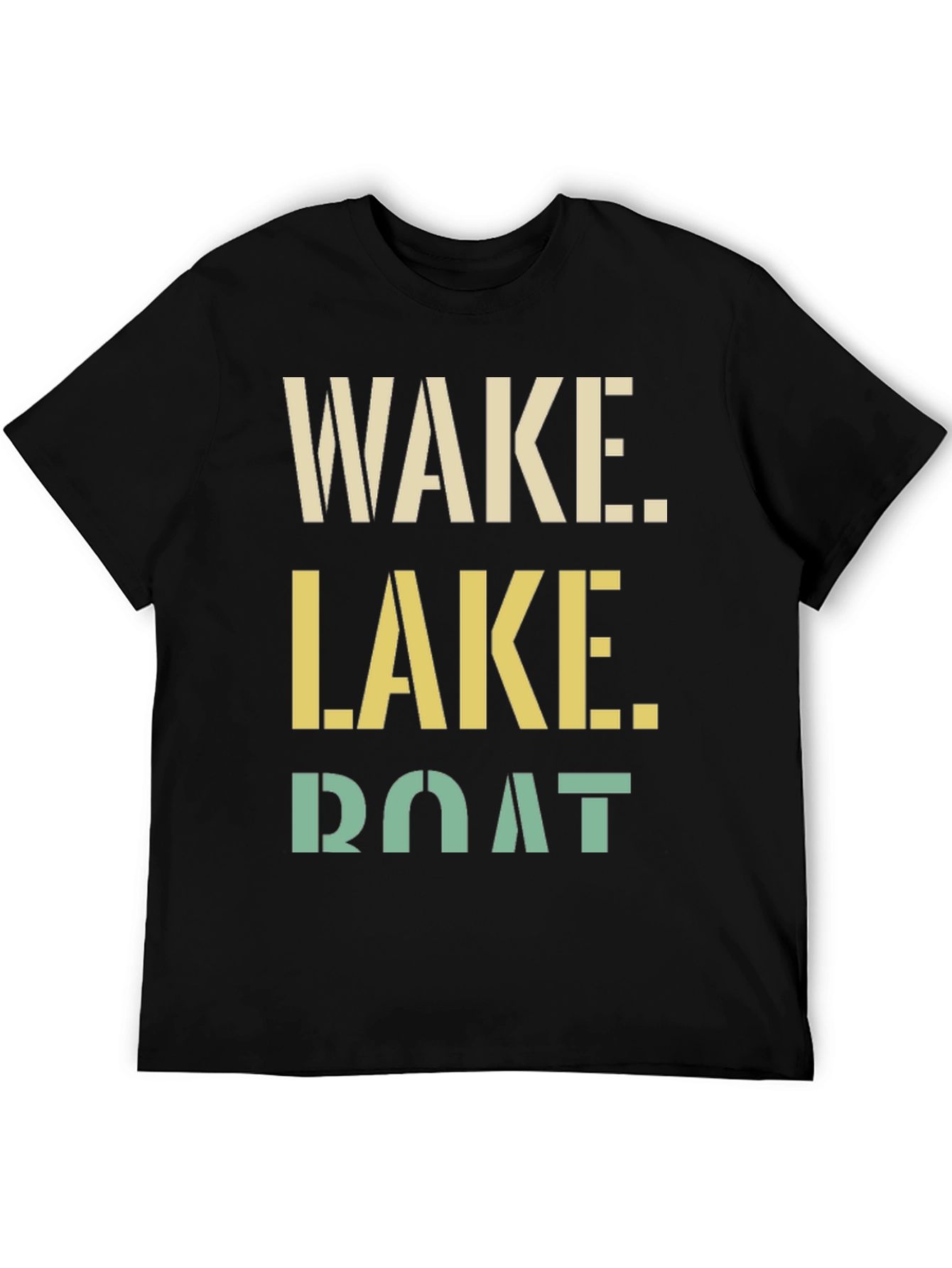 Wake Lake Boat Graphic Tee