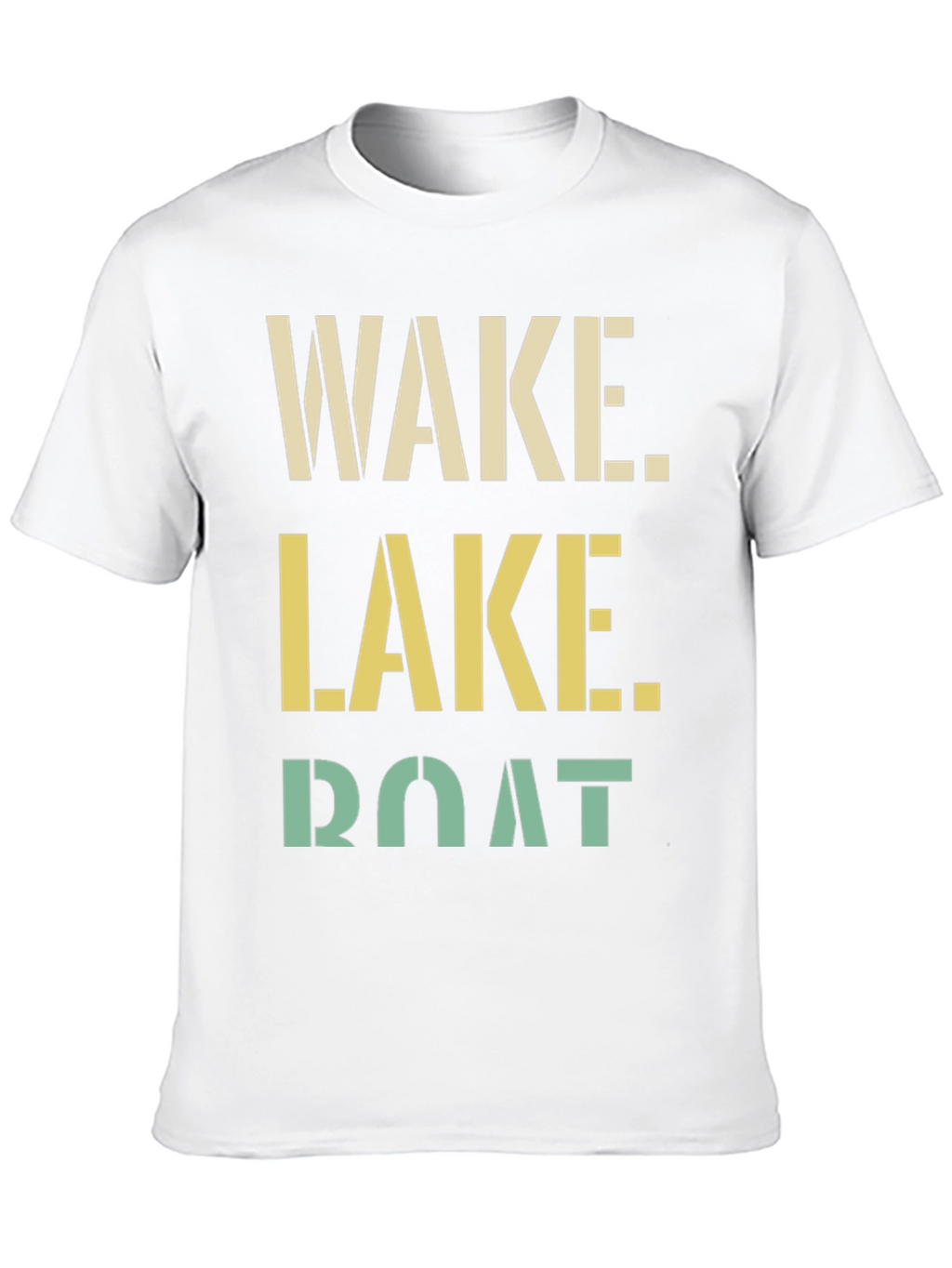 Wake Lake Boat Graphic Tee