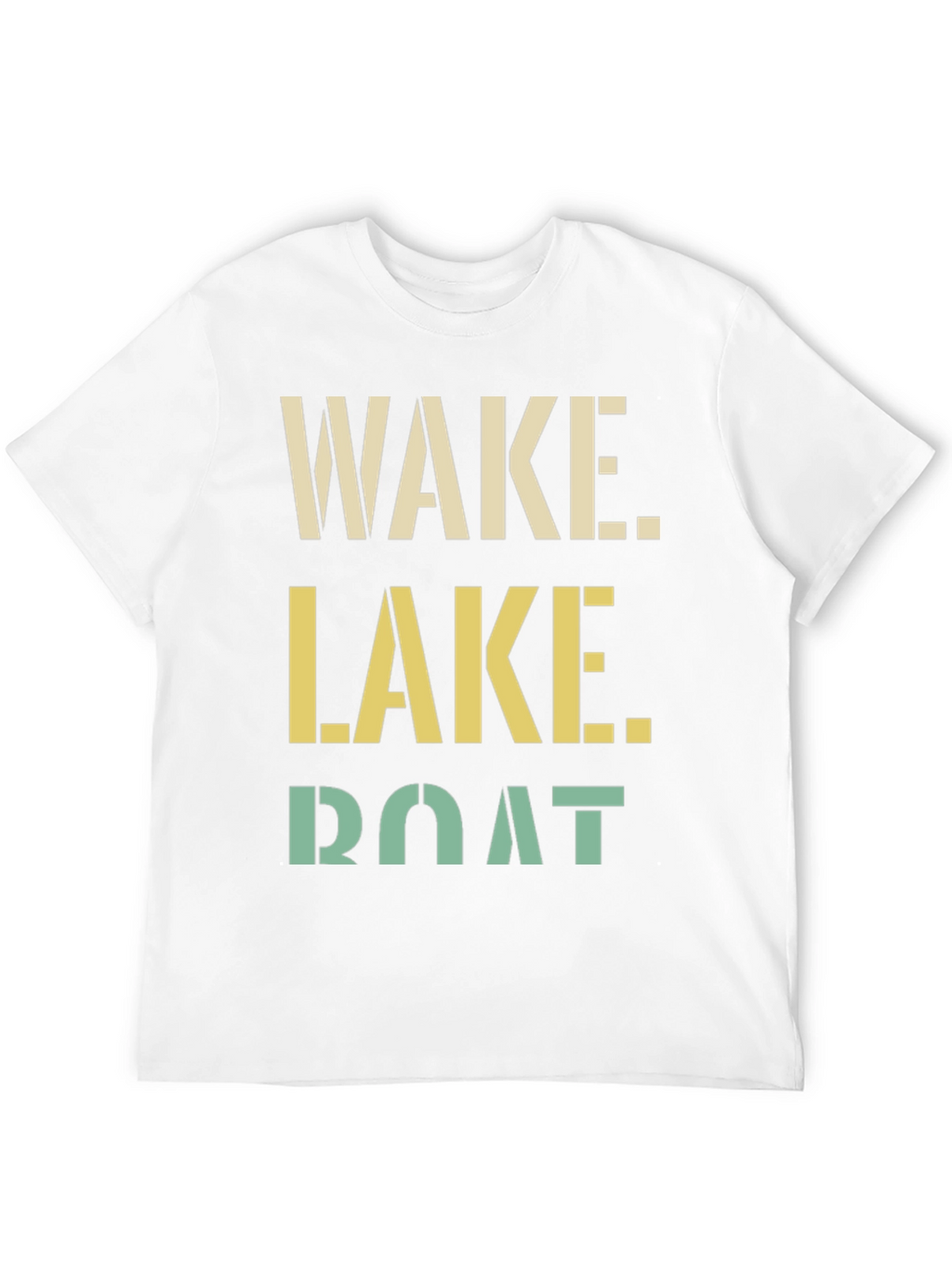 Wake Lake Boat Graphic Tee