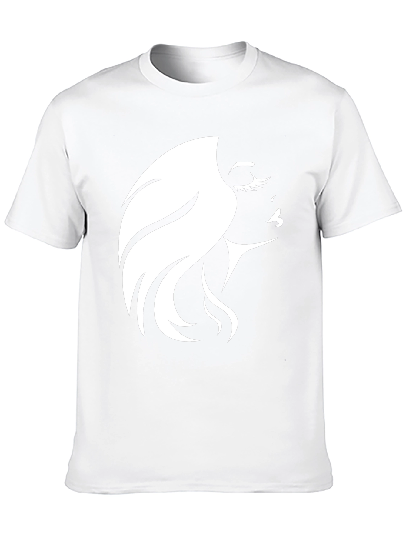 Elegant Woman Graphic Black T-Shirt