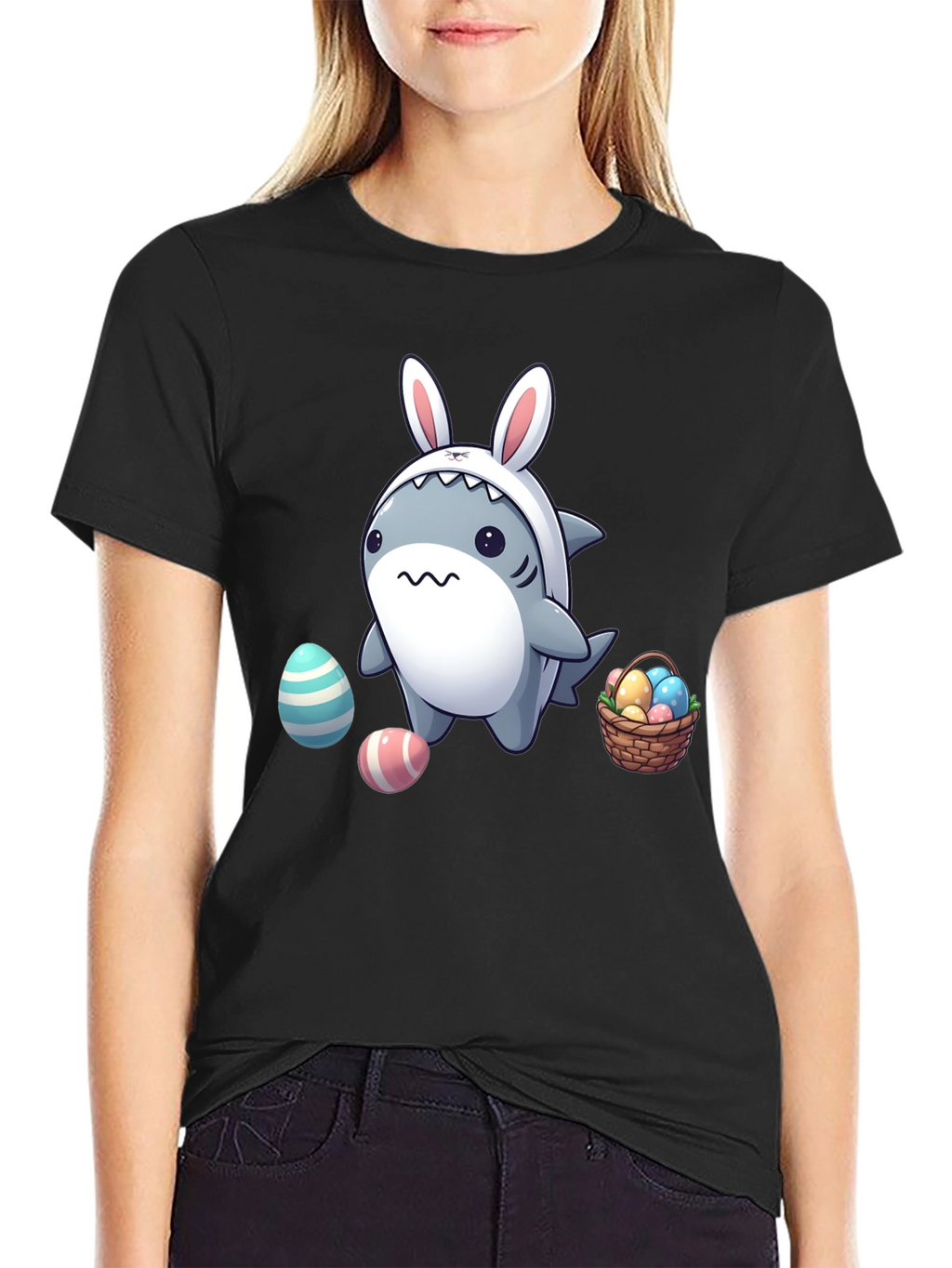 Easter Shark Bunny T-Shirt