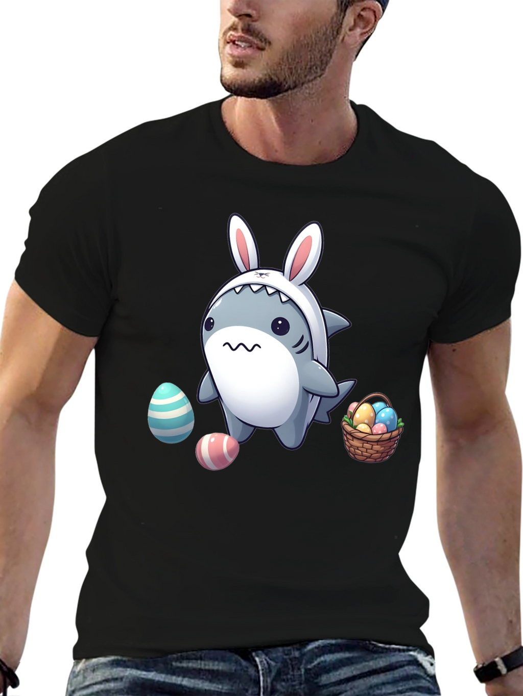 Easter Shark Bunny T-Shirt