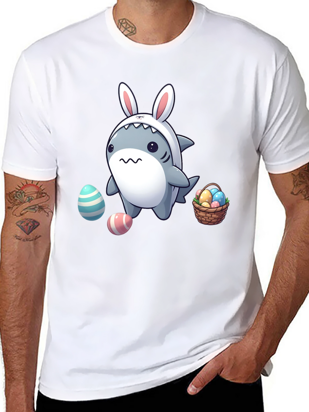Easter Shark Bunny T-Shirt